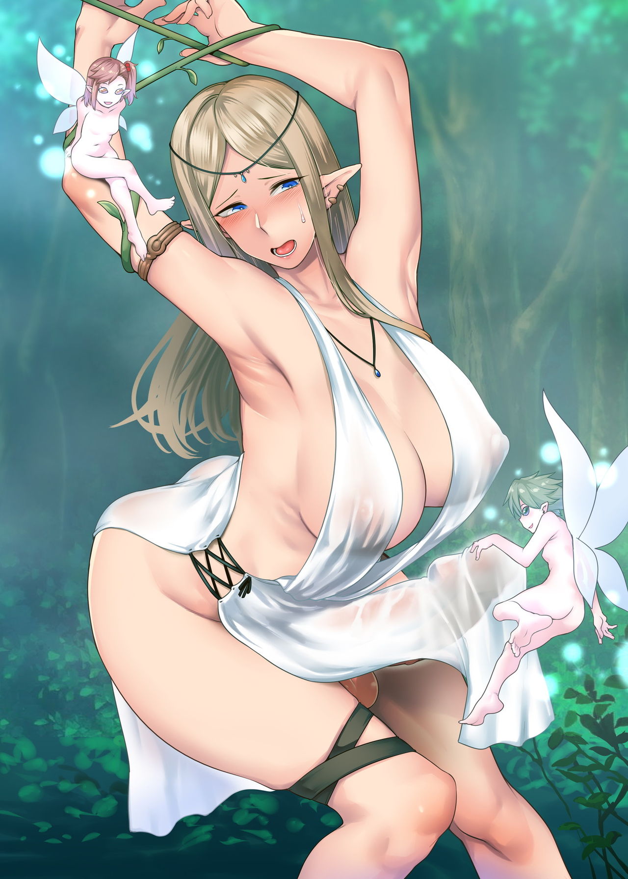 Futanari Elf to Yousei no Mori - Page 22