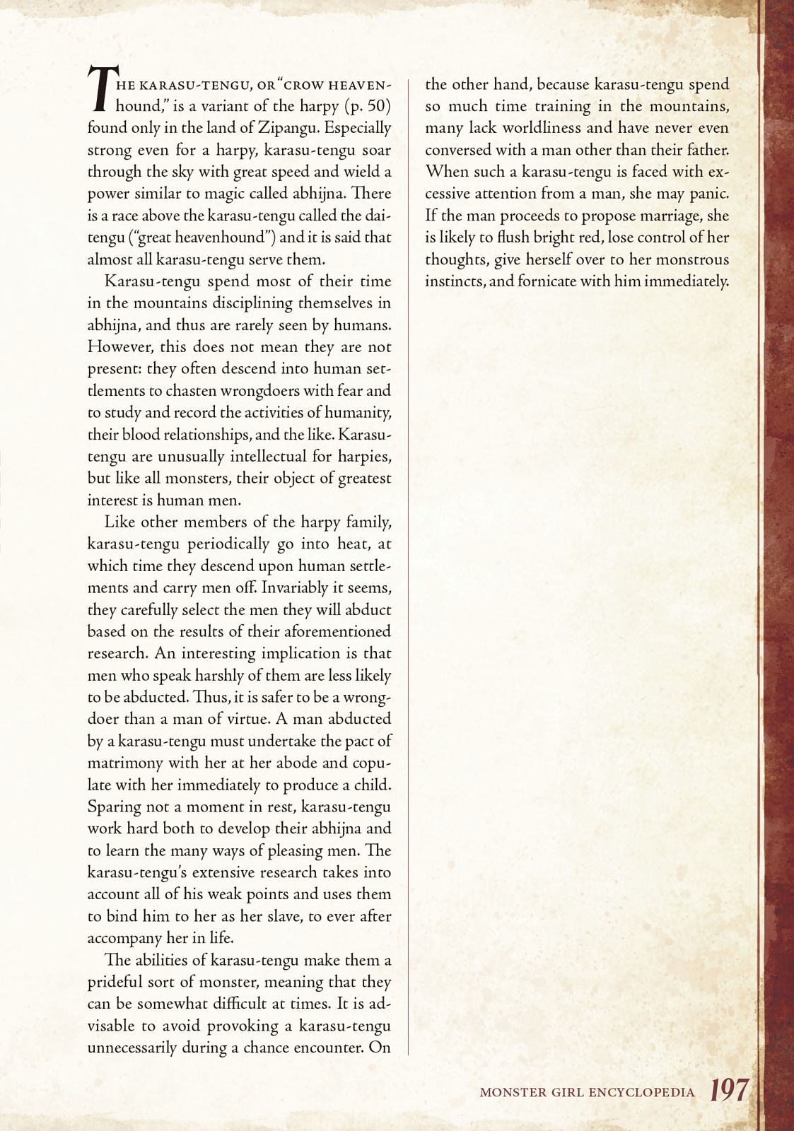 Monster Girl Encyclopedia Vol. 1 - Page 198