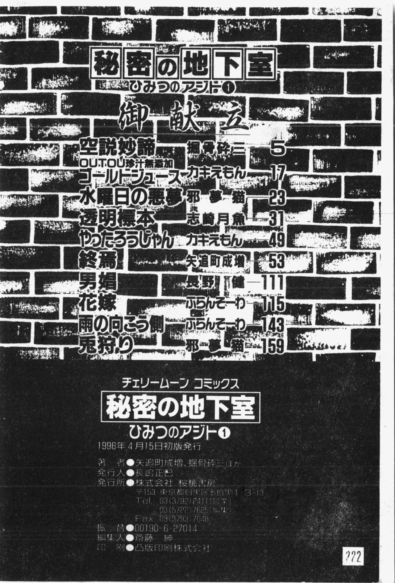 Himitsu no Chikashitsu Vol.1 - Page 223