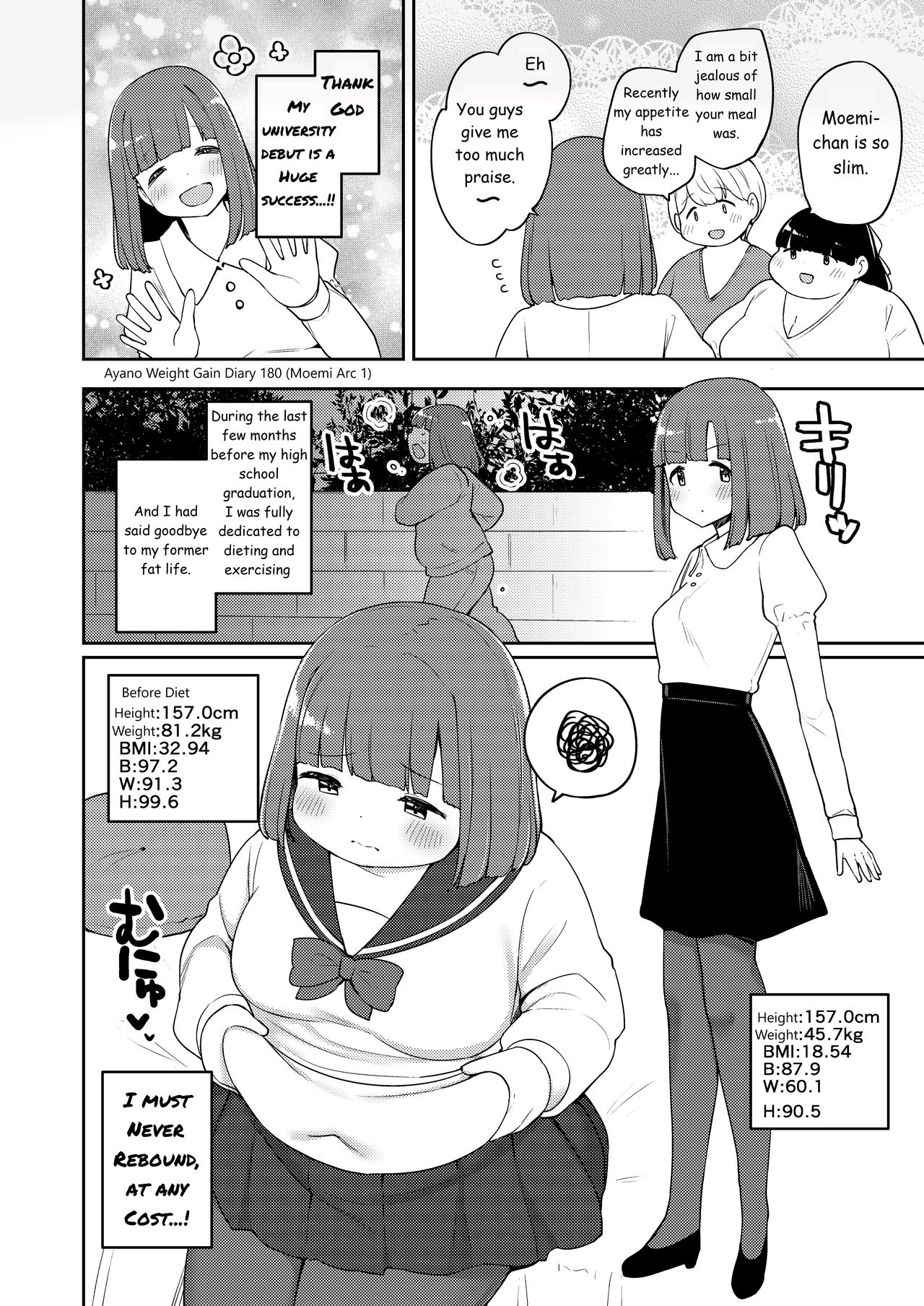Ayano's Weight Gain Diary - Page 180