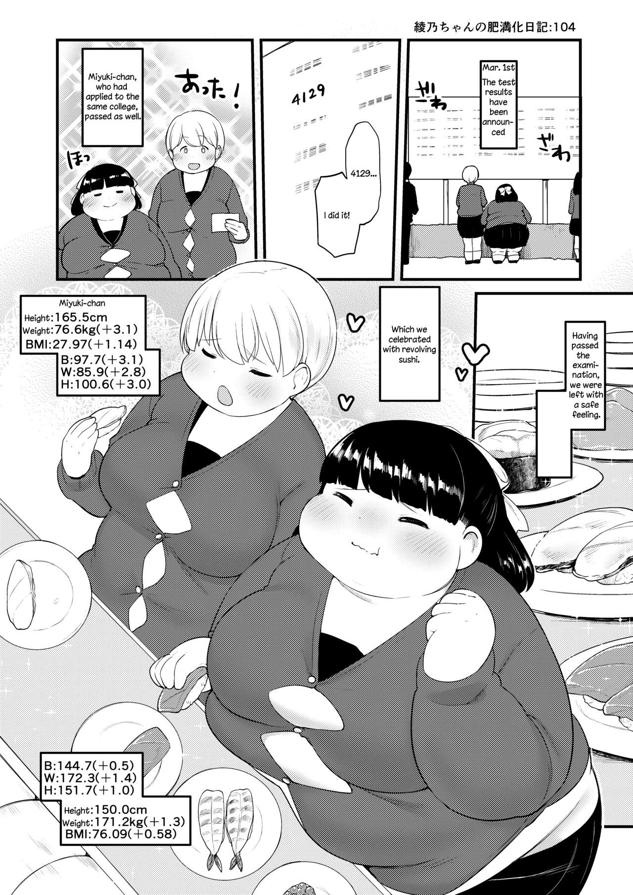 Ayano's Weight Gain Diary - Page 104