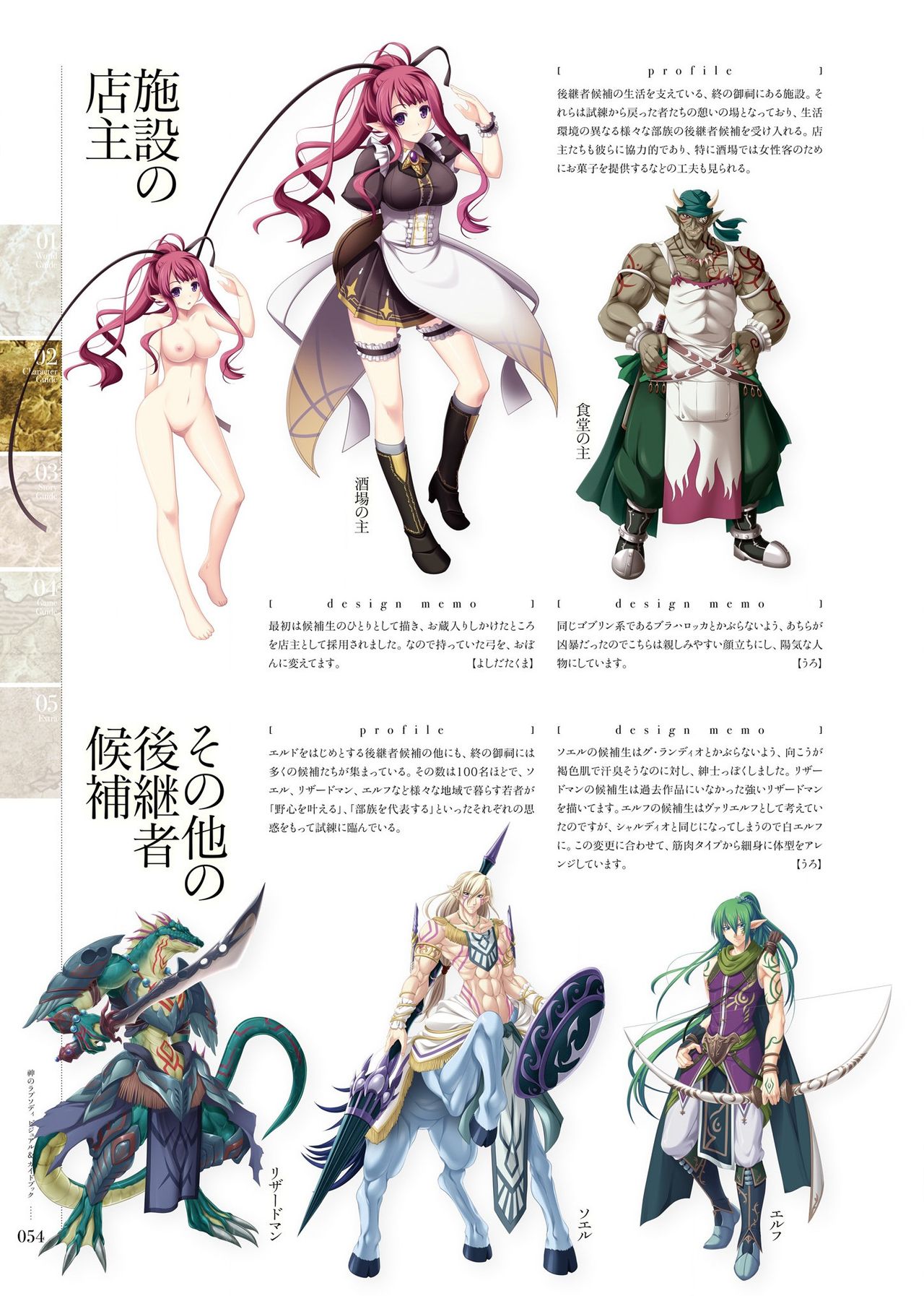 Kami No Rhapsody Perfect Guidebook - Page 53