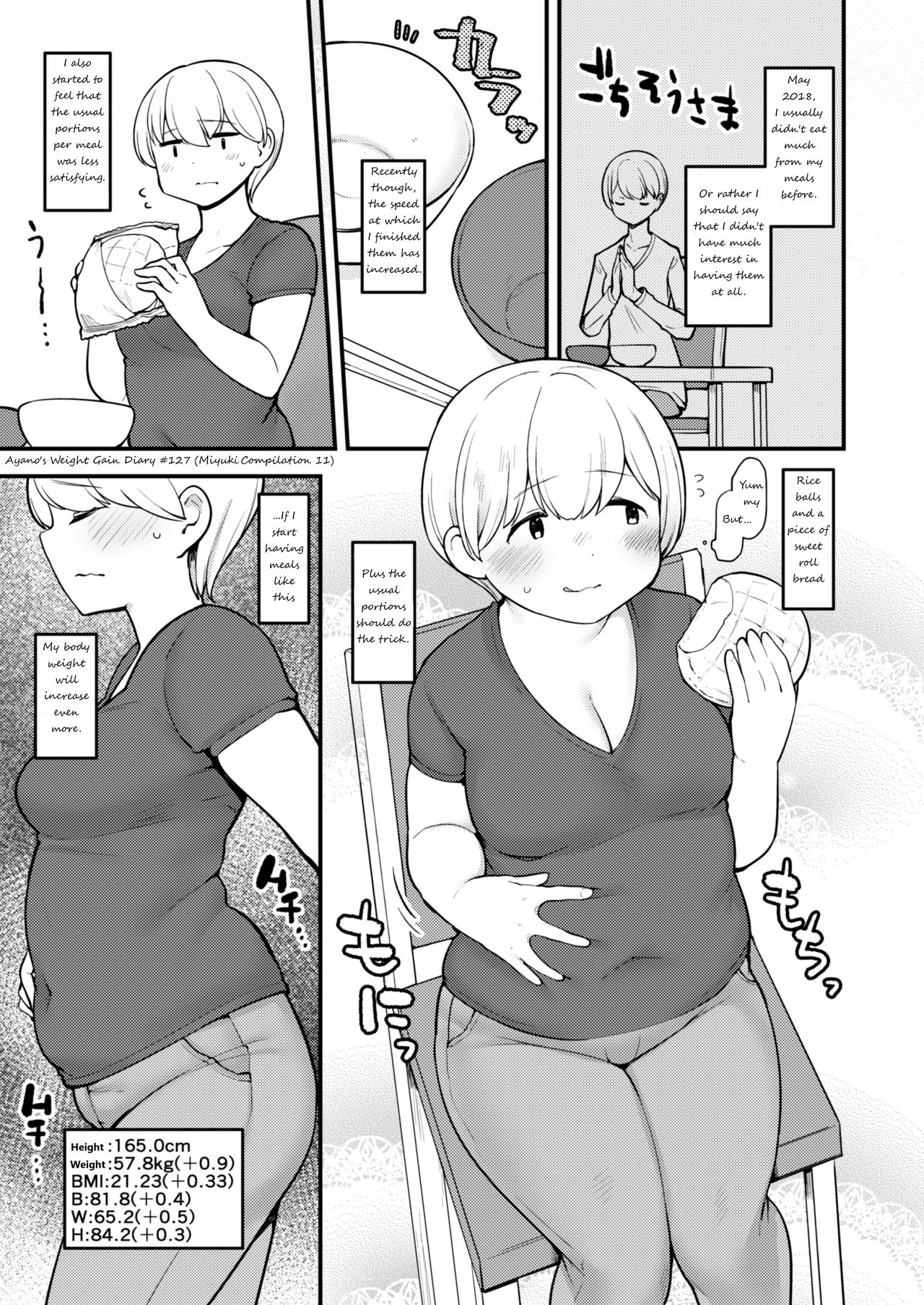Ayano's Weight Gain Diary - Page 127