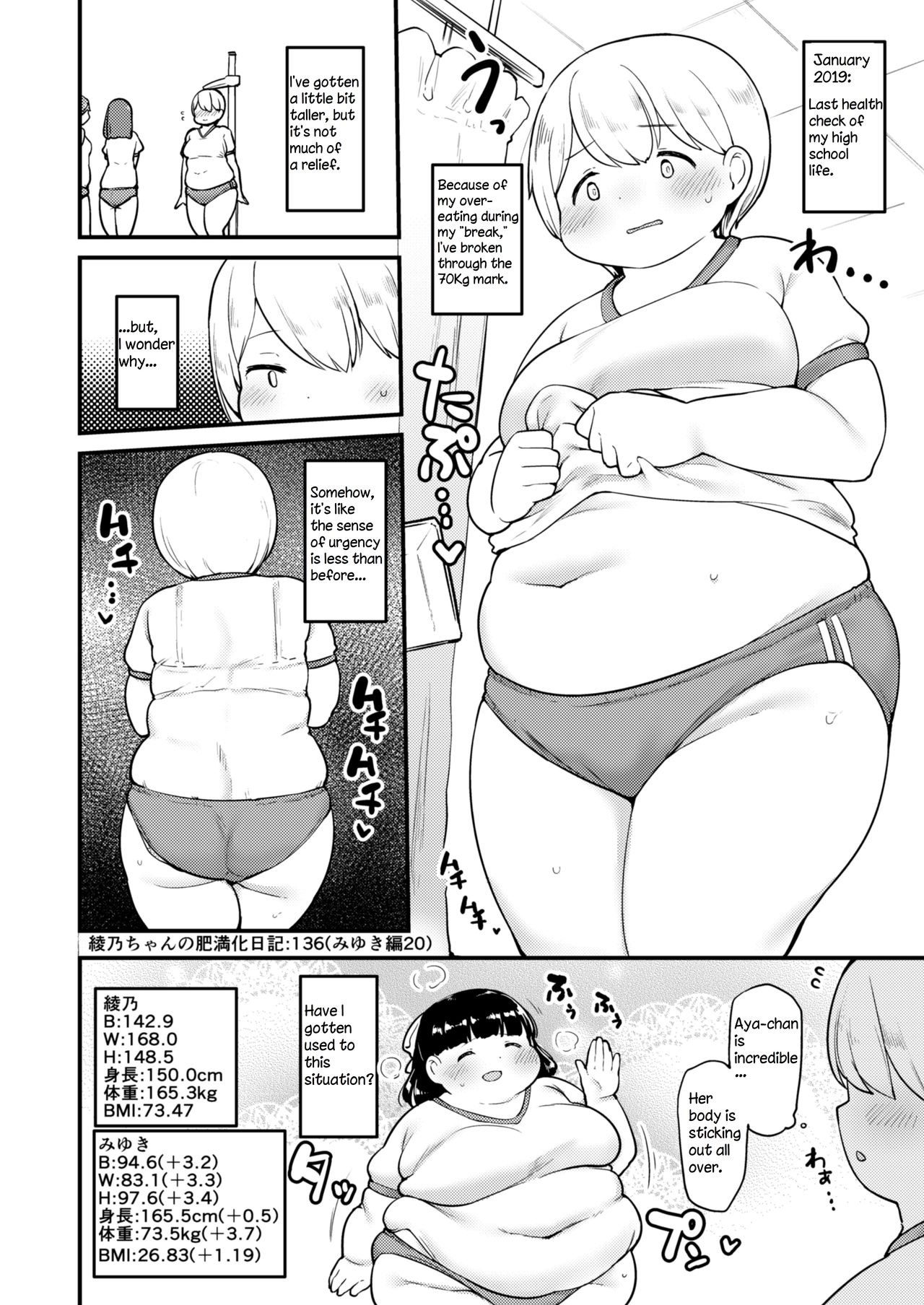 Ayano's Weight Gain Diary - Page 136
