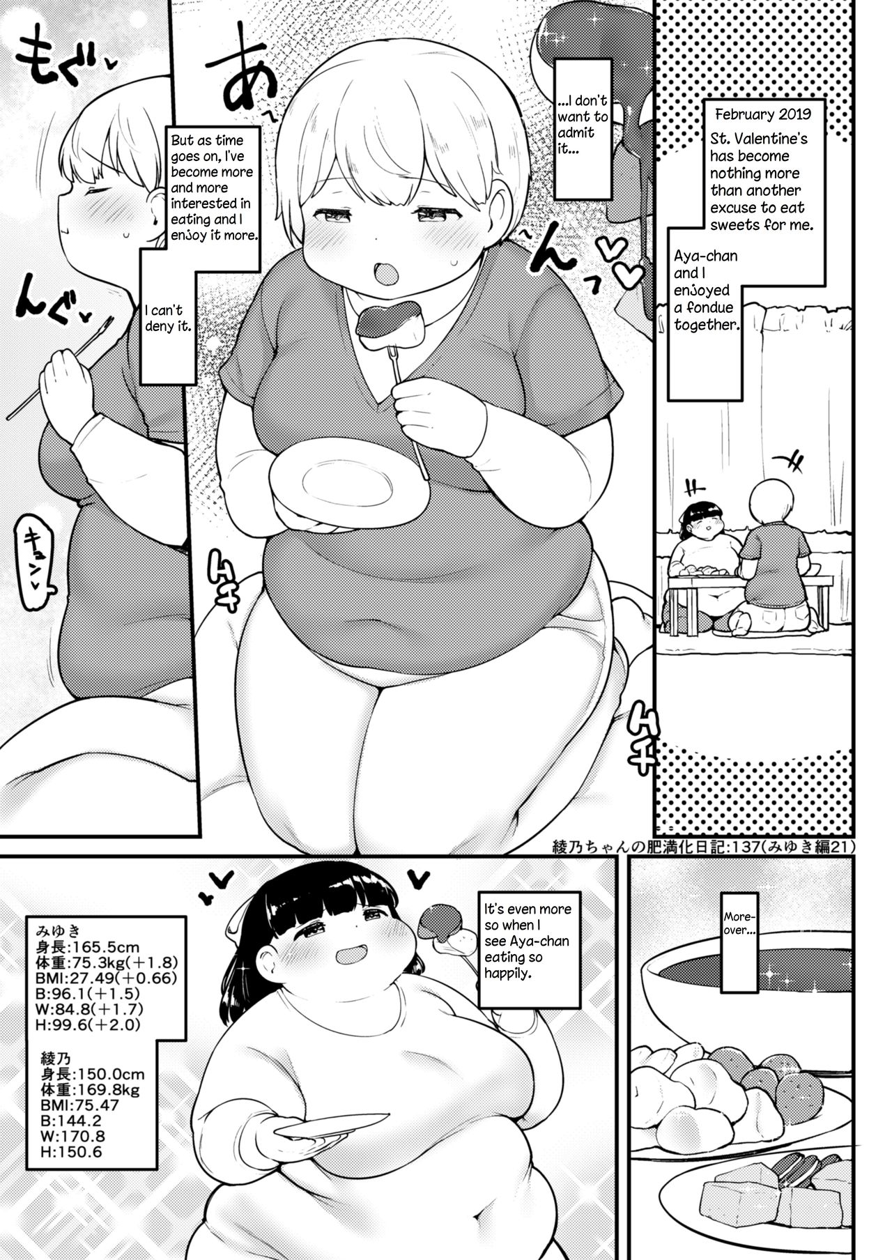Ayano's Weight Gain Diary - Page 137
