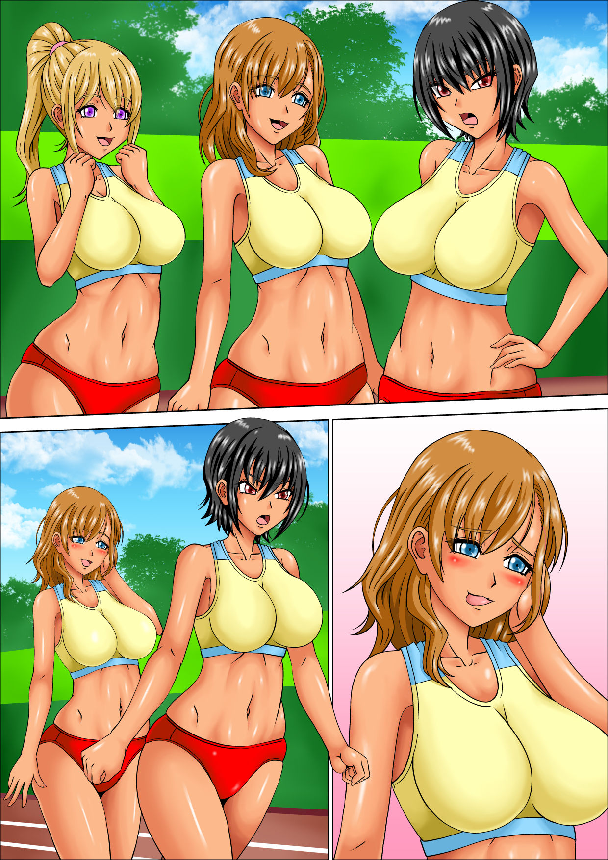 おしおきっ!陸女ハーレム - Page 44