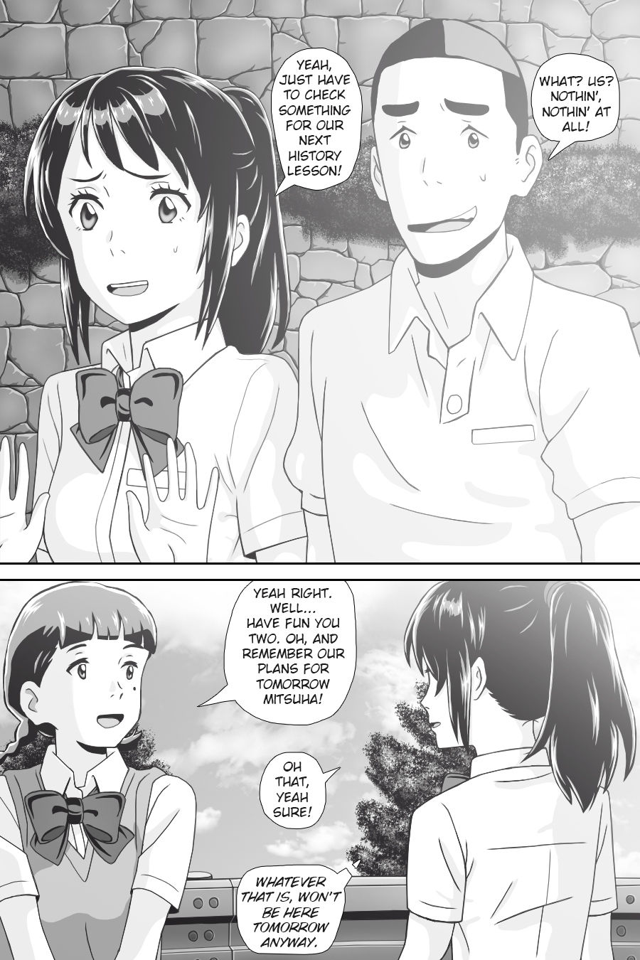 Kimi No Na Wa (Your Name) Thoughts and Dreams - Page 321