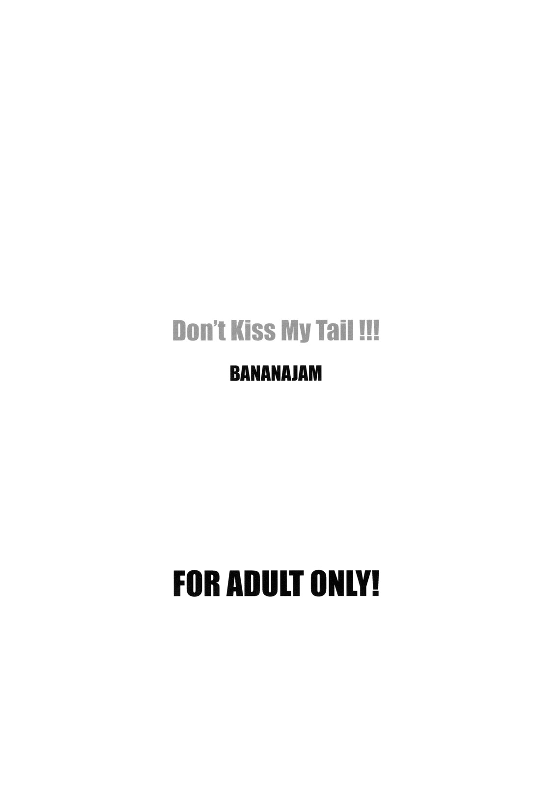 DON'T KISS MY TAIL !!! - Page 18