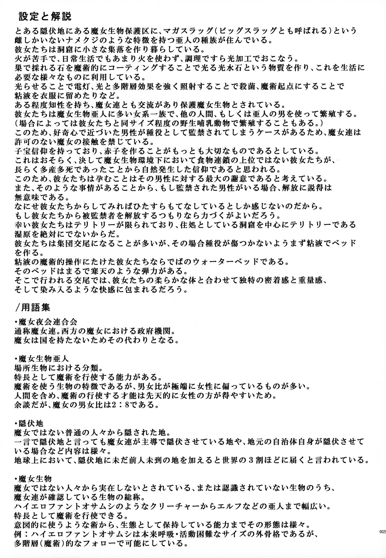 衛術士局魔女生物匿名調査ファイル ビッグスラッグ編 - Page 24