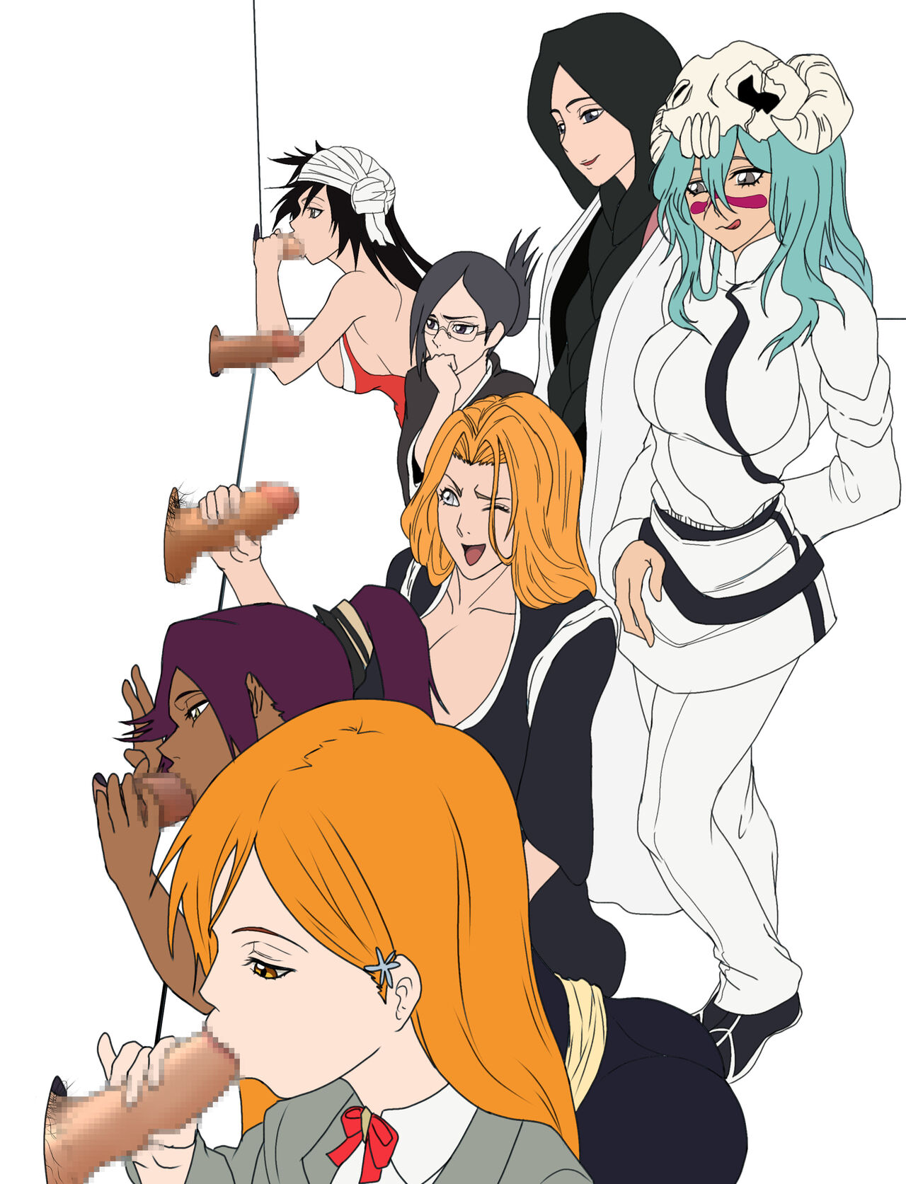 BLEACH の巨乳3人組を即堕ちさせたい といろいろ（Chinese） - Page 37
