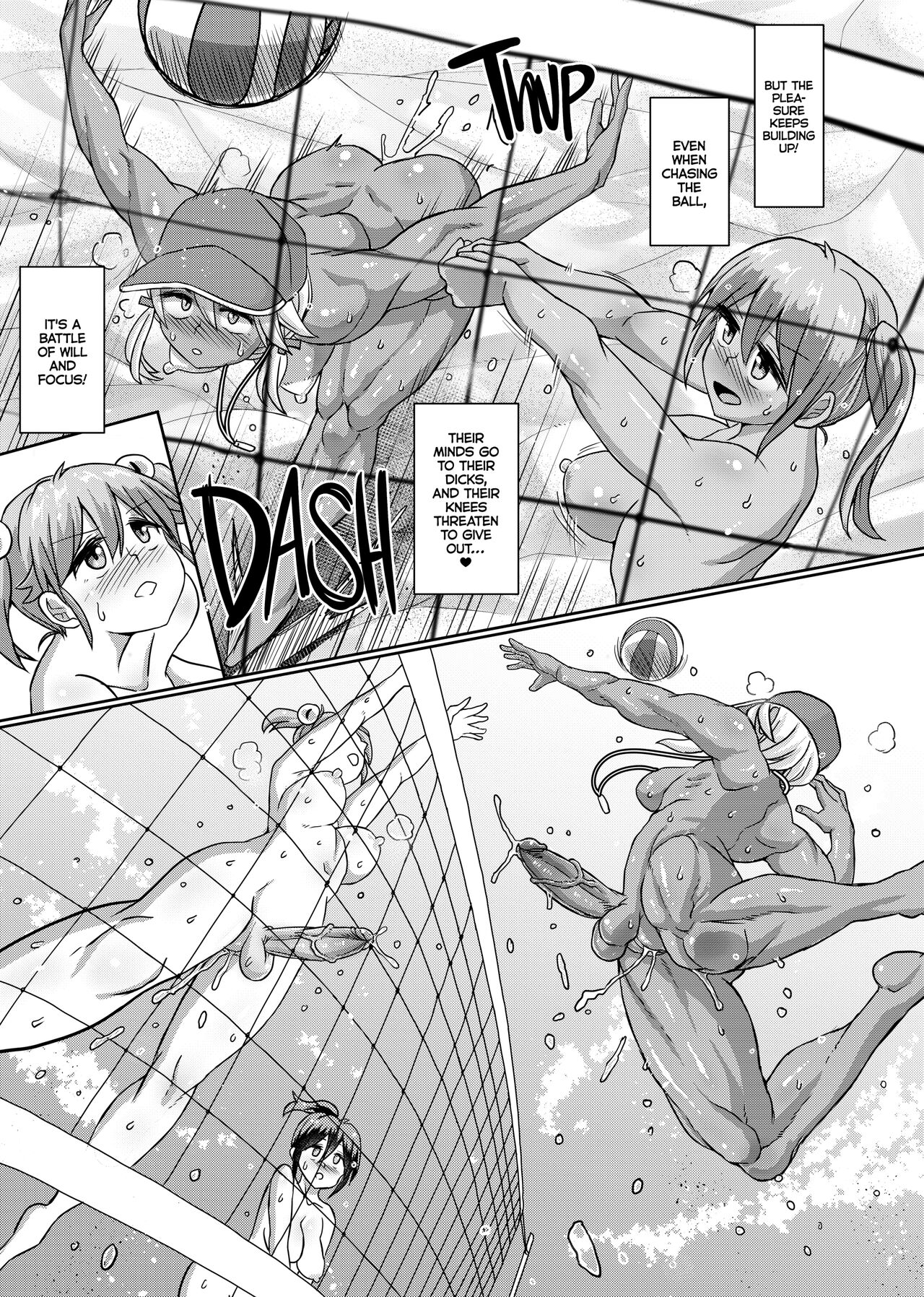 Zenra de Futanari Beach Volley - Page 16
