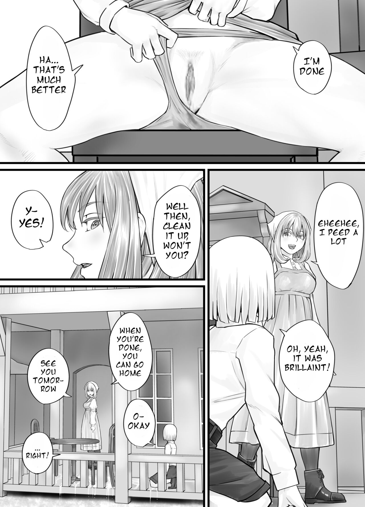お姉さんにおしっこを見せてもらえる漫画 ch.1-5 (English Version） - Page 35