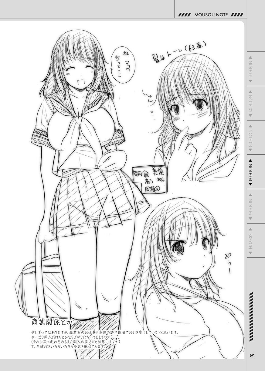 Kesson Shoujo no Mousou Note Soushuuhen - Page 56
