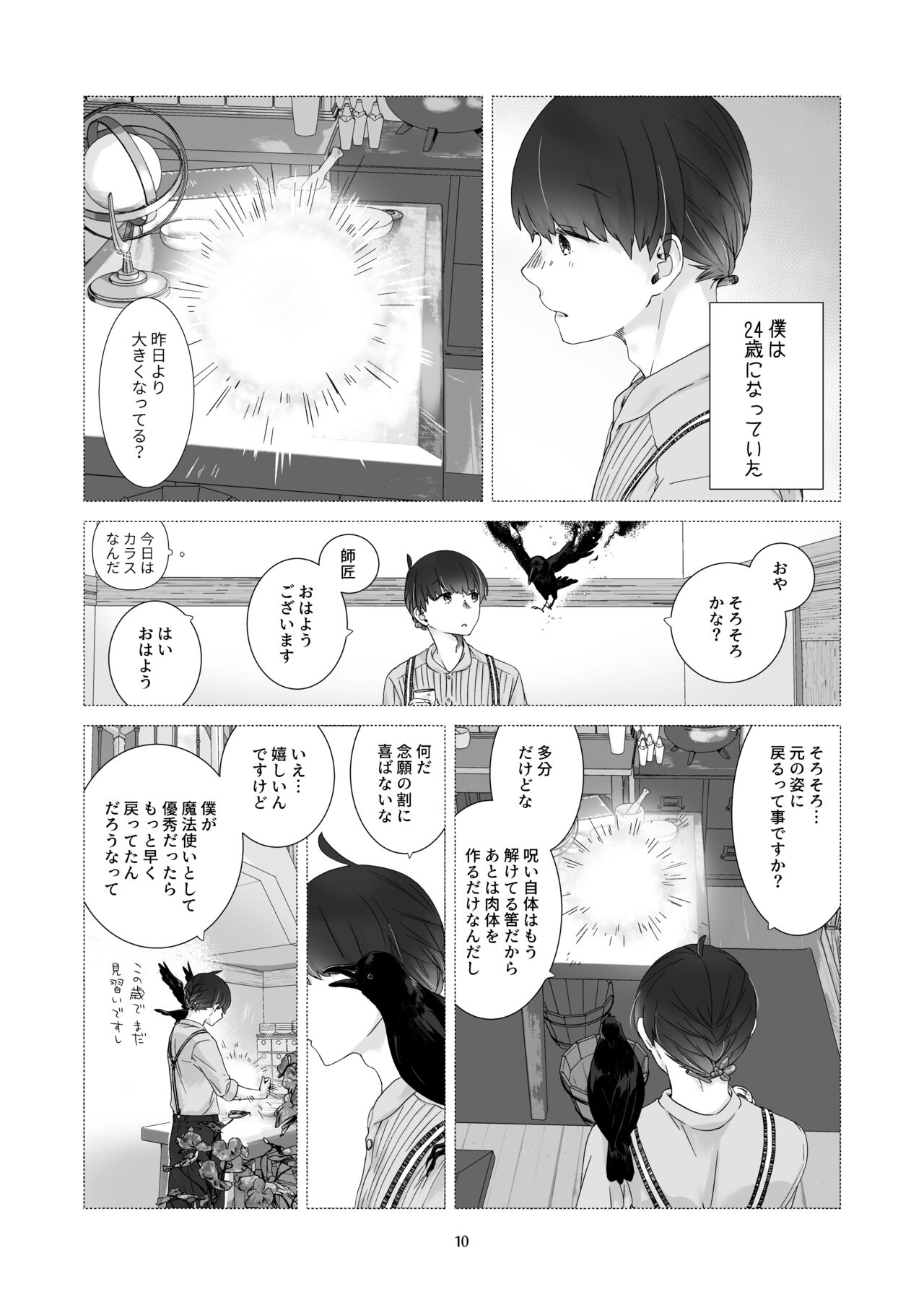 Minarai Mahoutsukai-kun to Hana no Namae - Page 9