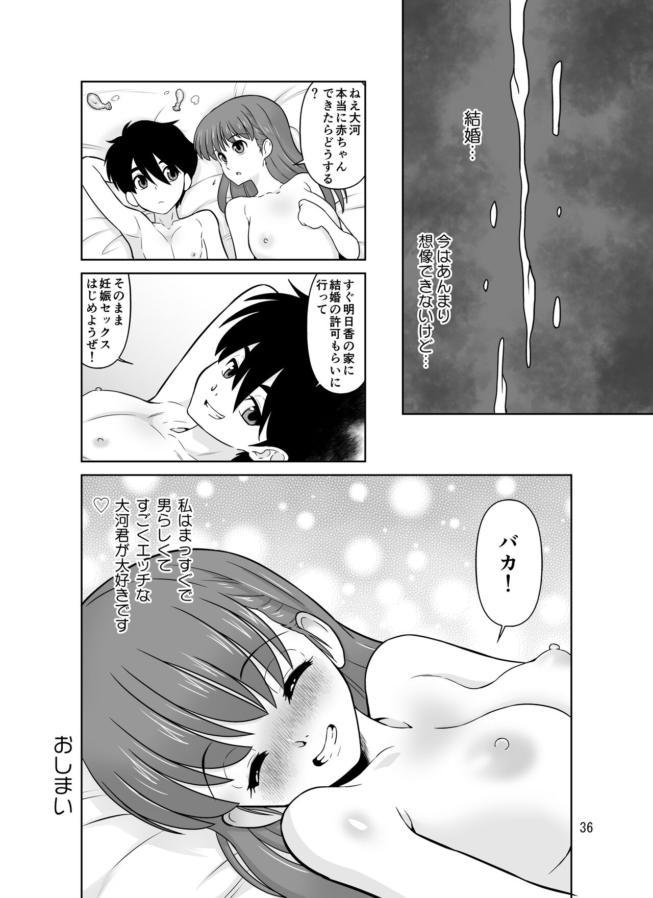 パパとママから交際の許可をもらった15分後にわたしたちハメ狂いました - Page 36