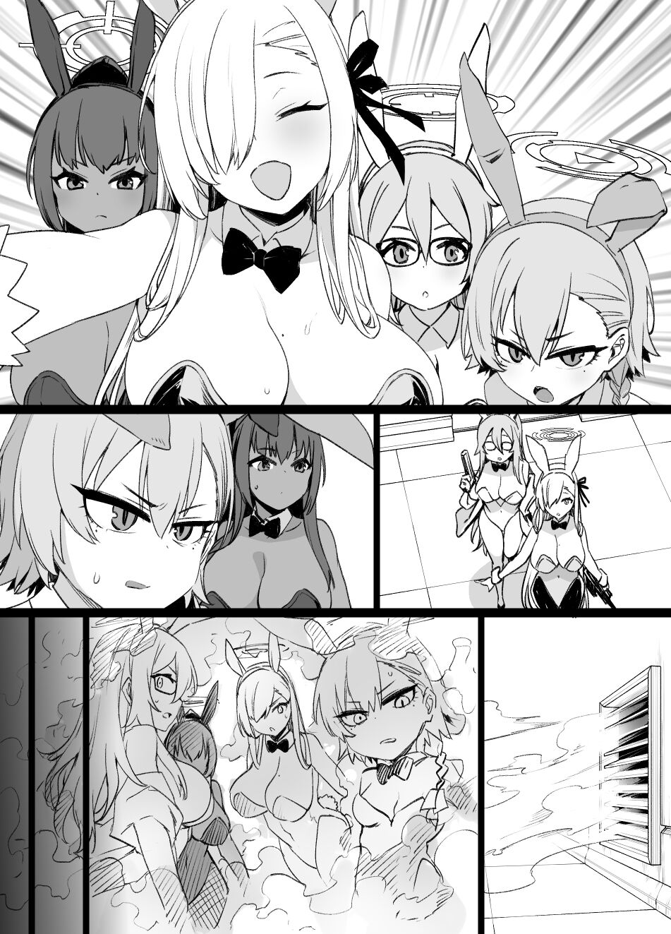 Bruaka Brainwashing Bunny Slave Additional Manga 7P - Page 9