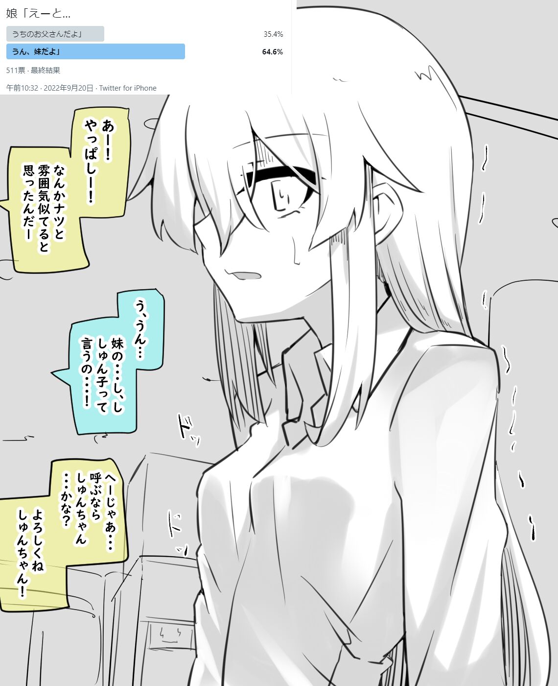 女体化父さんと娘 - Page 12