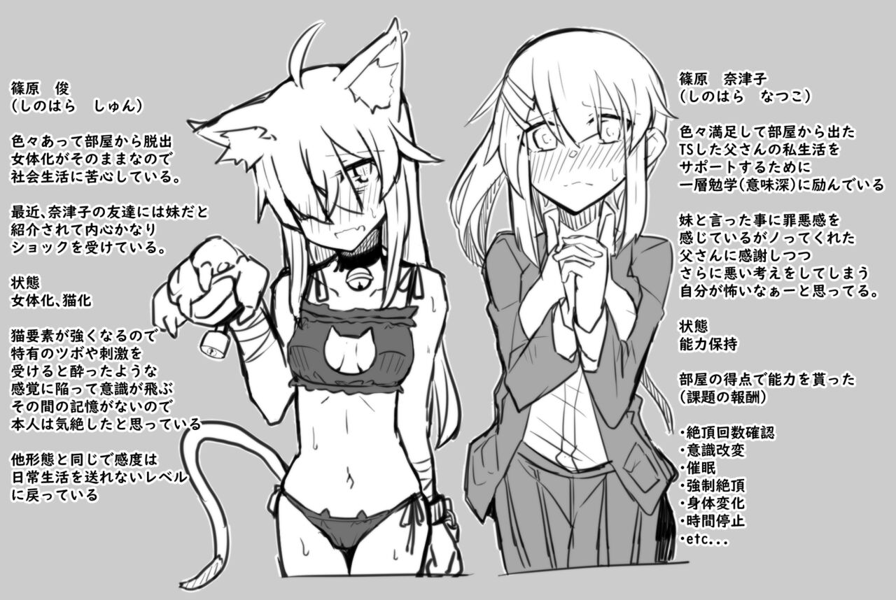 女体化父さんと娘 - Page 42