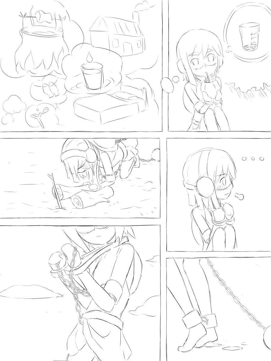 Selfbondage challage Survive in island 1-4 - Page 24