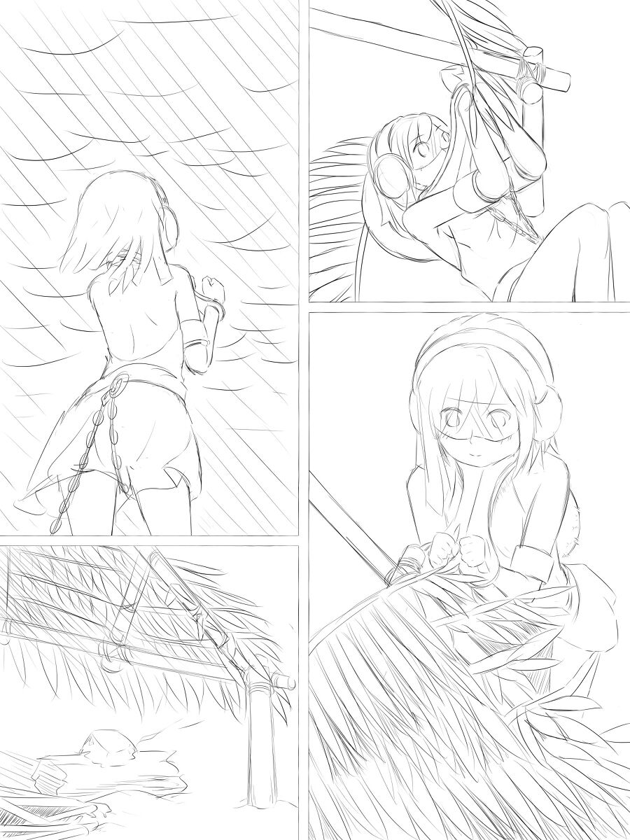 Selfbondage challage Survive in island 1-4 - Page 40