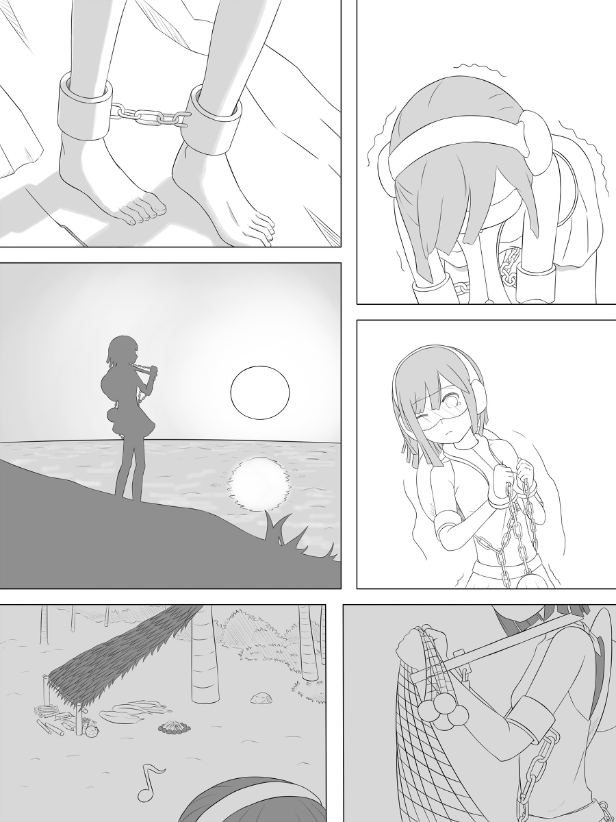 Selfbondage challage Survive in island 1-4 - Page 63