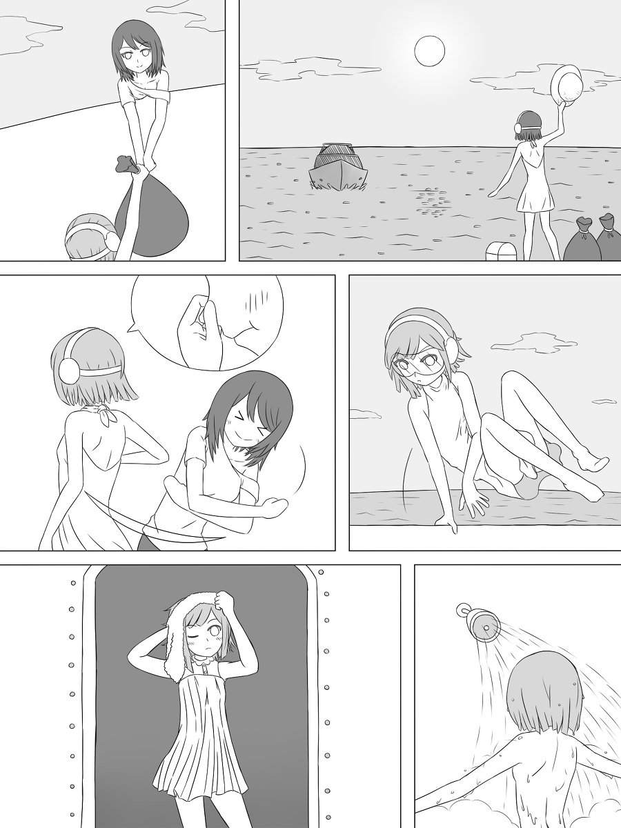 Selfbondage challage Survive in island 1-4 - Page 84