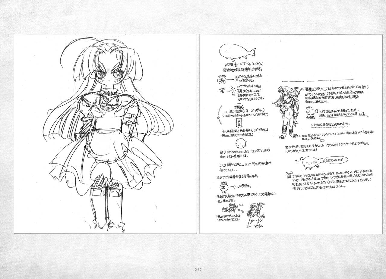 ALICESOFT ORION SCRIBBLES with CROQUIS ULTIMATE EDITION VOL.3 織音計画特別版  ラフ画集 - Page 14