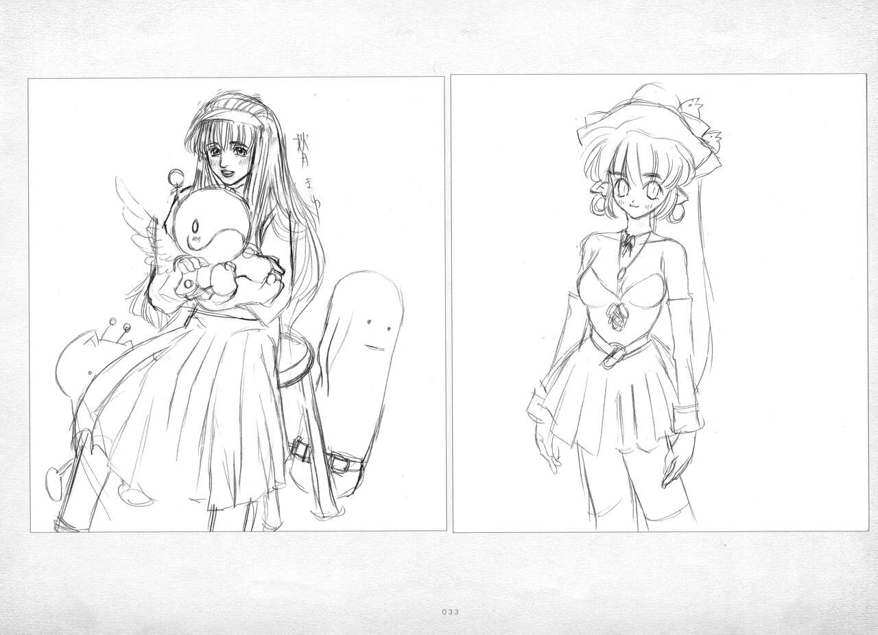 ALICESOFT ORION SCRIBBLES with CROQUIS ULTIMATE EDITION VOL.3 織音計画特別版  ラフ画集 - Page 34