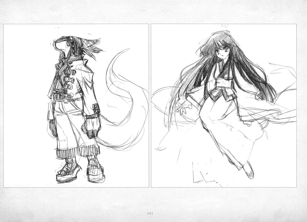 ALICESOFT ORION SCRIBBLES with CROQUIS ULTIMATE EDITION VOL.3 織音計画特別版  ラフ画集 - Page 483