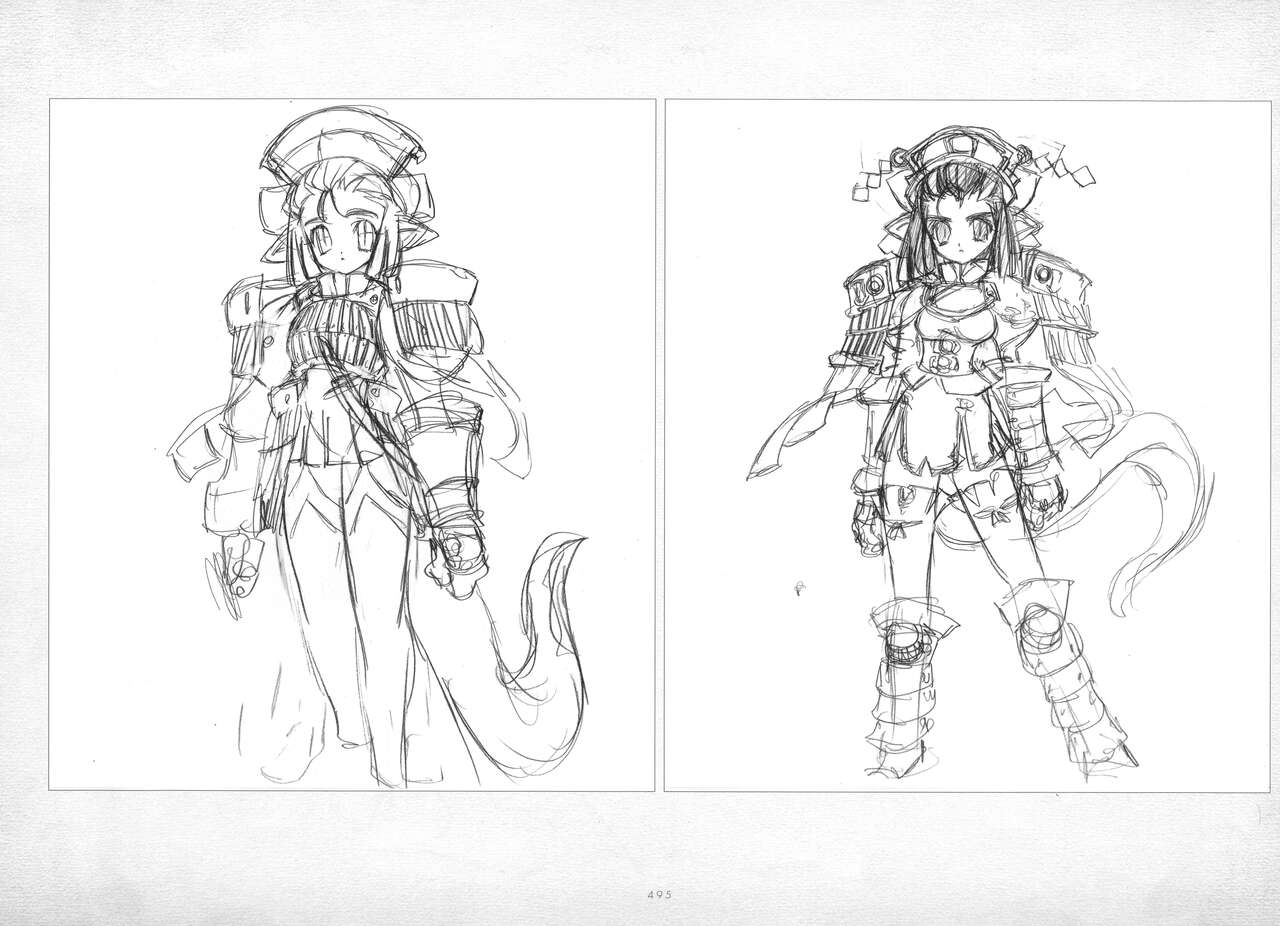 ALICESOFT ORION SCRIBBLES with CROQUIS ULTIMATE EDITION VOL.3 織音計画特別版  ラフ画集 - Page 496