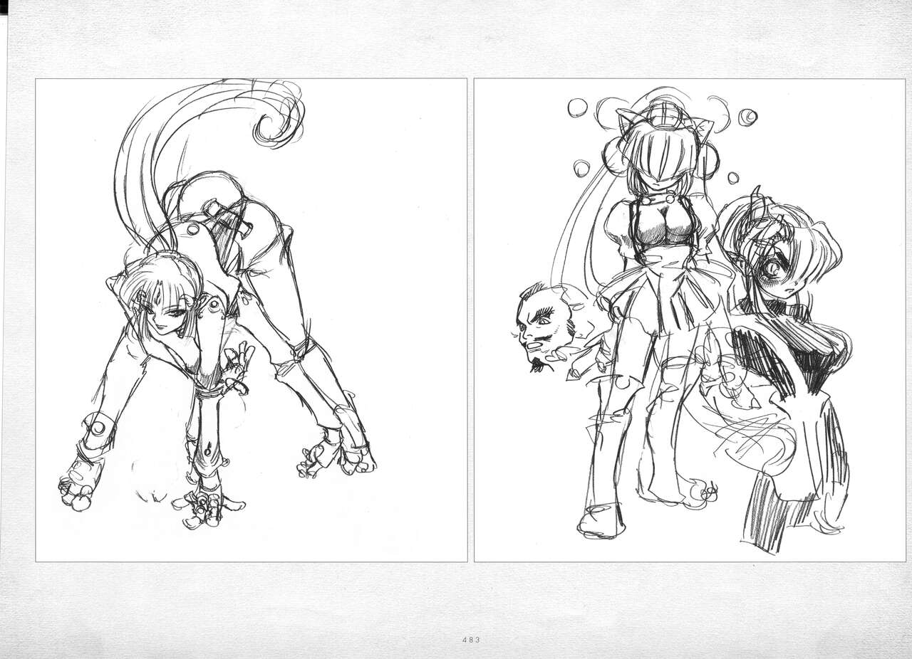 ALICESOFT ORION SCRIBBLES with CROQUIS ULTIMATE EDITION VOL.2 織音計画特別版  ラフ画集 - Page 484