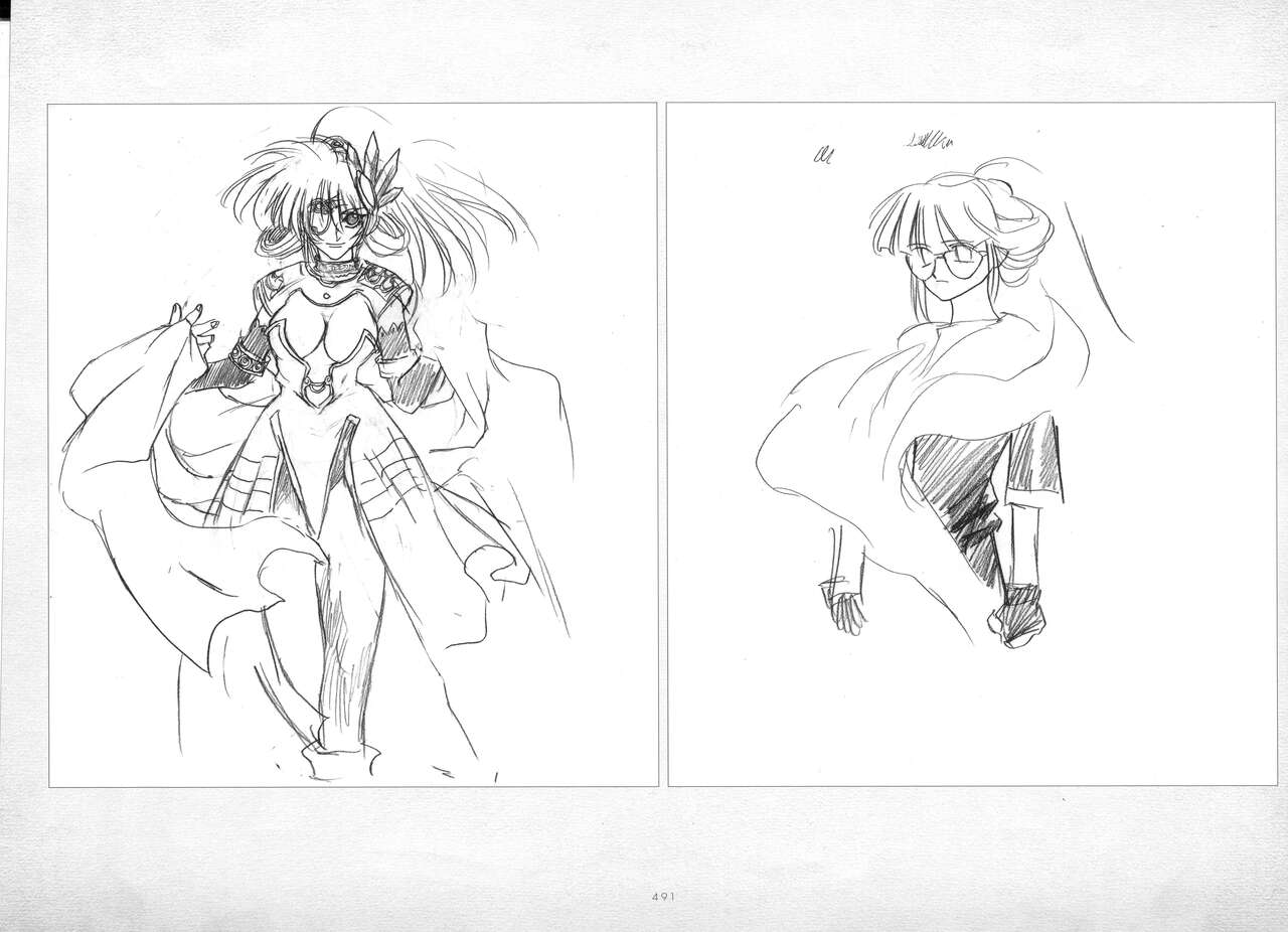 ALICESOFT ORION SCRIBBLES with CROQUIS ULTIMATE EDITION VOL.2 織音計画特別版  ラフ画集 - Page 492