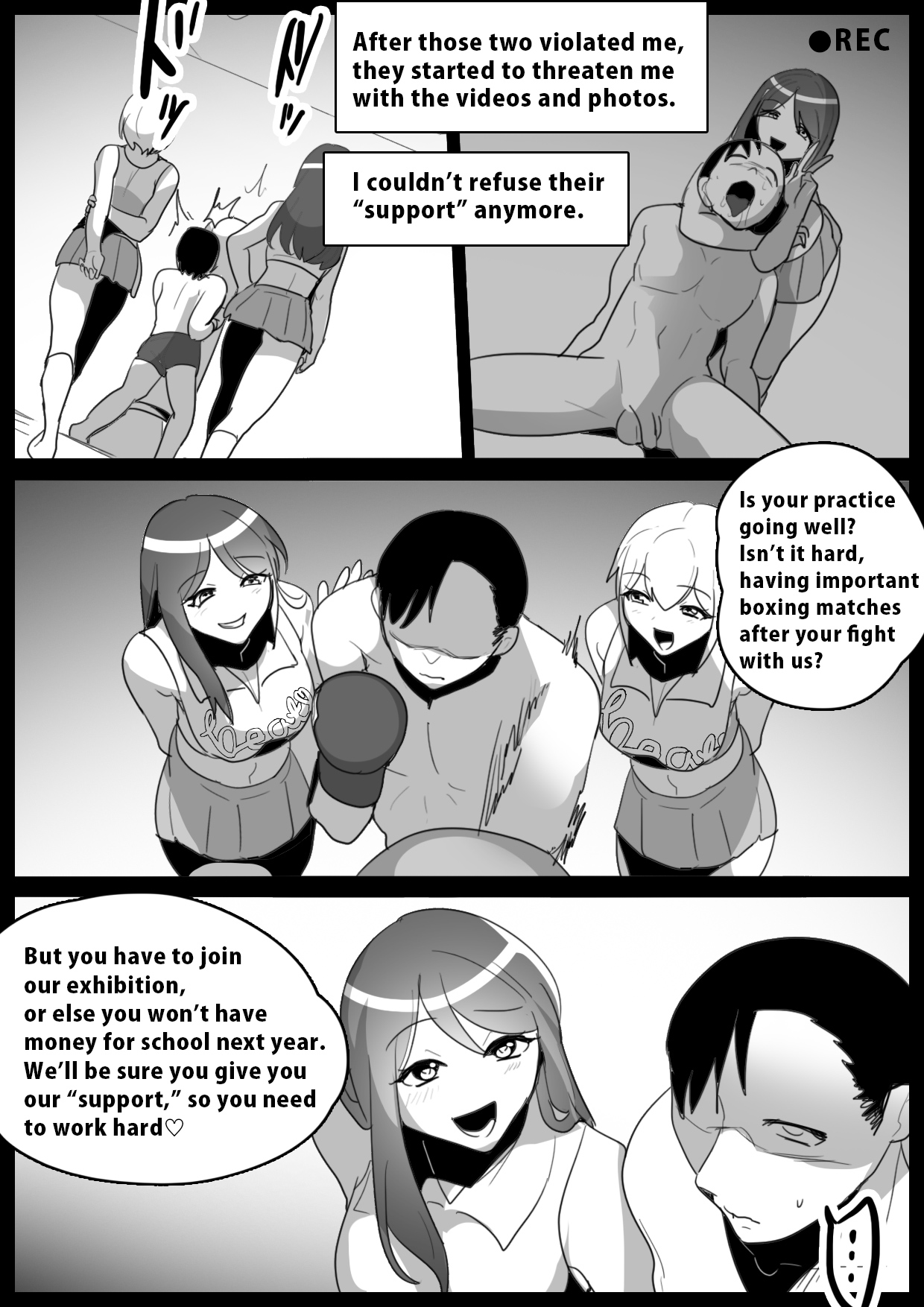 Cheerleaders Corrupt Me Into Their Masochistic Sandbag - Page 11