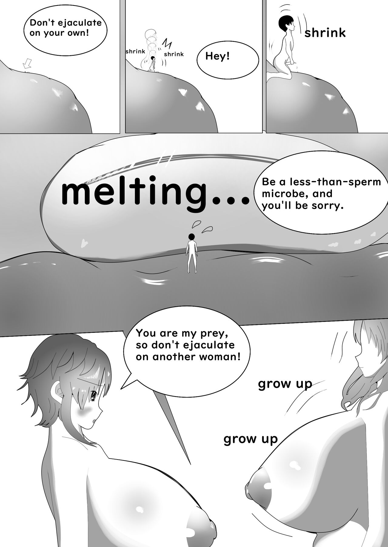 A woman Who Gets Bigger And A Man Who Gets Smaller - Page 11