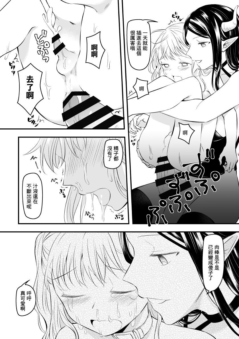 Futanari Succubus ni Anal Kakuchou Sareru Josouko - Page 13