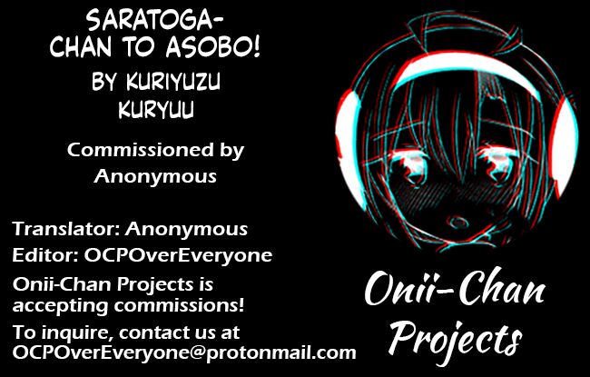 Saratoga-chan to Asobo! - Page 25