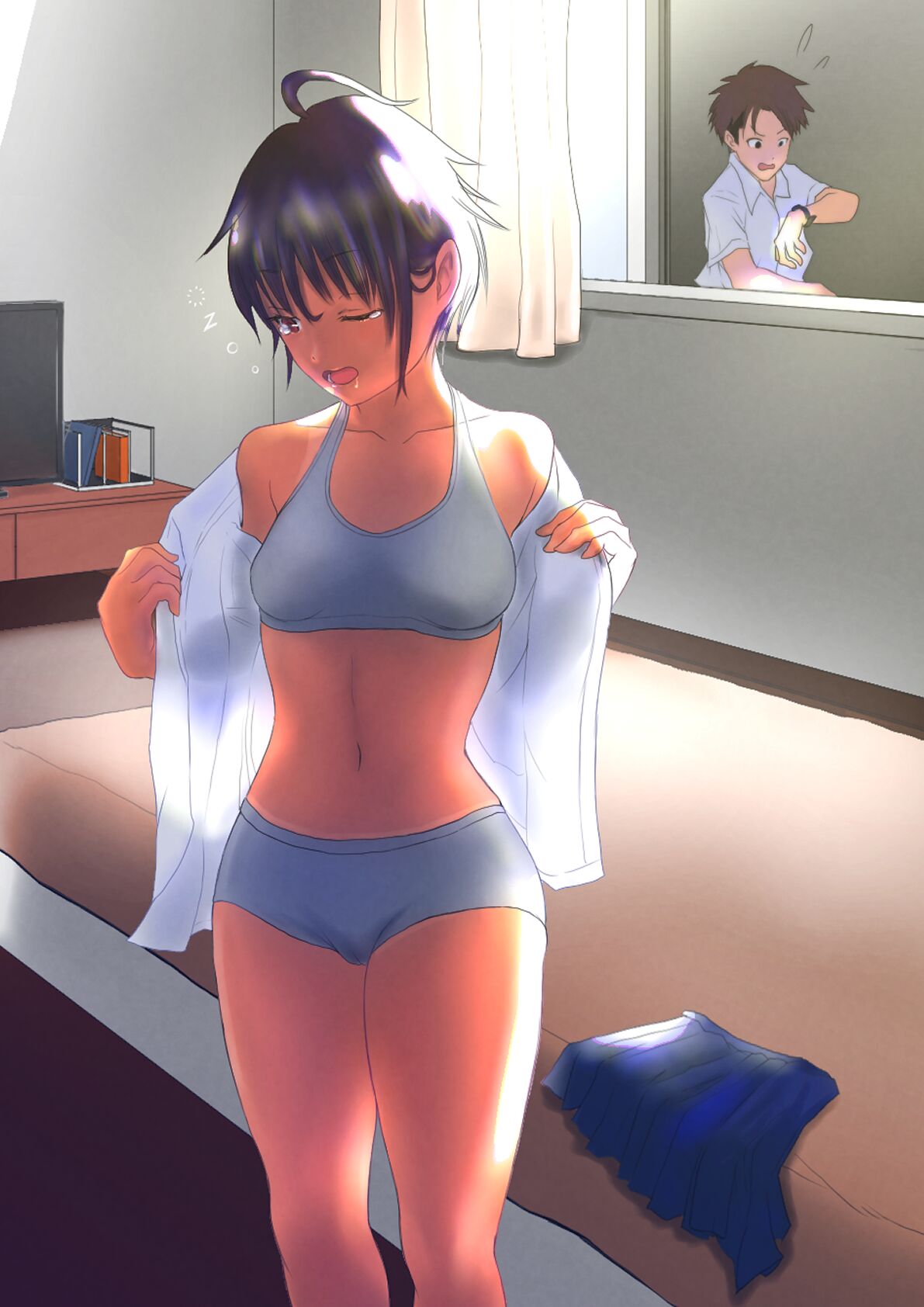 Kasshoku Boyish na Osananajimi - Page 9