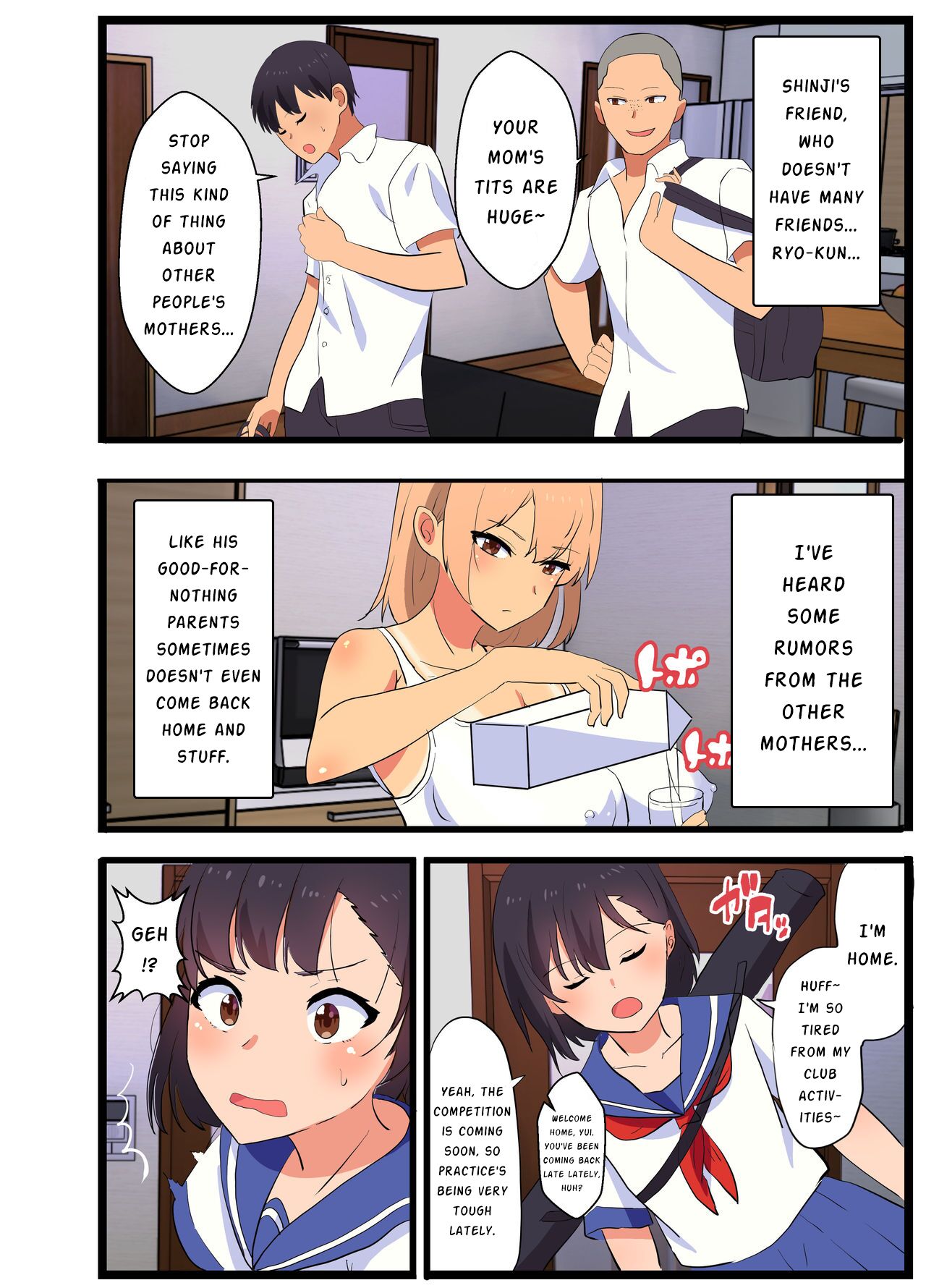 [tarobaumu] ~NTR Kazoku~ Kazoku Omoi no Tsuyoki na Moto Yanmama ga Musuko no Tomodachi no SeFri Benki ni Ochiru made | ~NTR Family~ The story of a strong-willed mother who cares about her family, and her fall into the hands of her son's bully friend. - Page 8