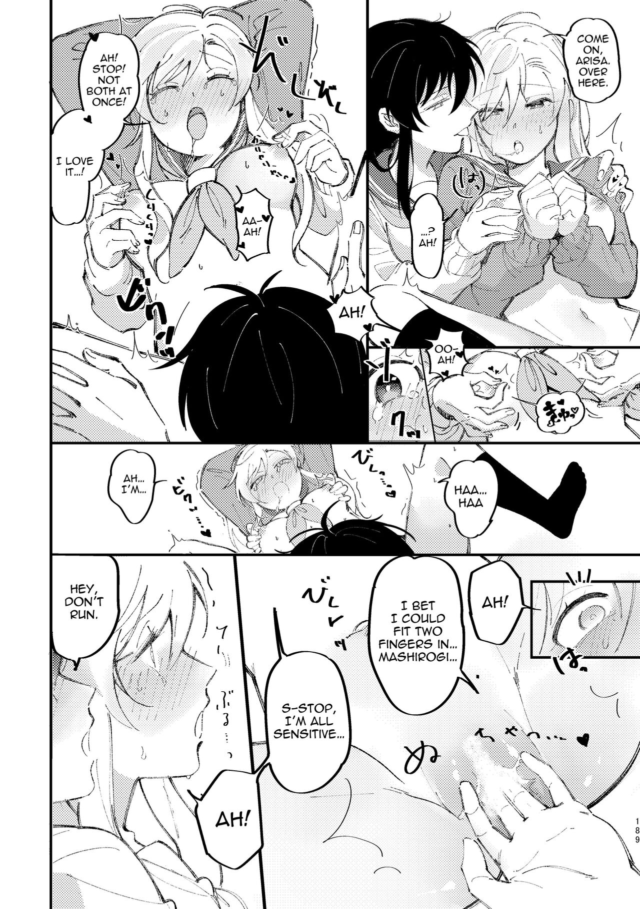 3P Yuri Ecchi Anthology - Page 190