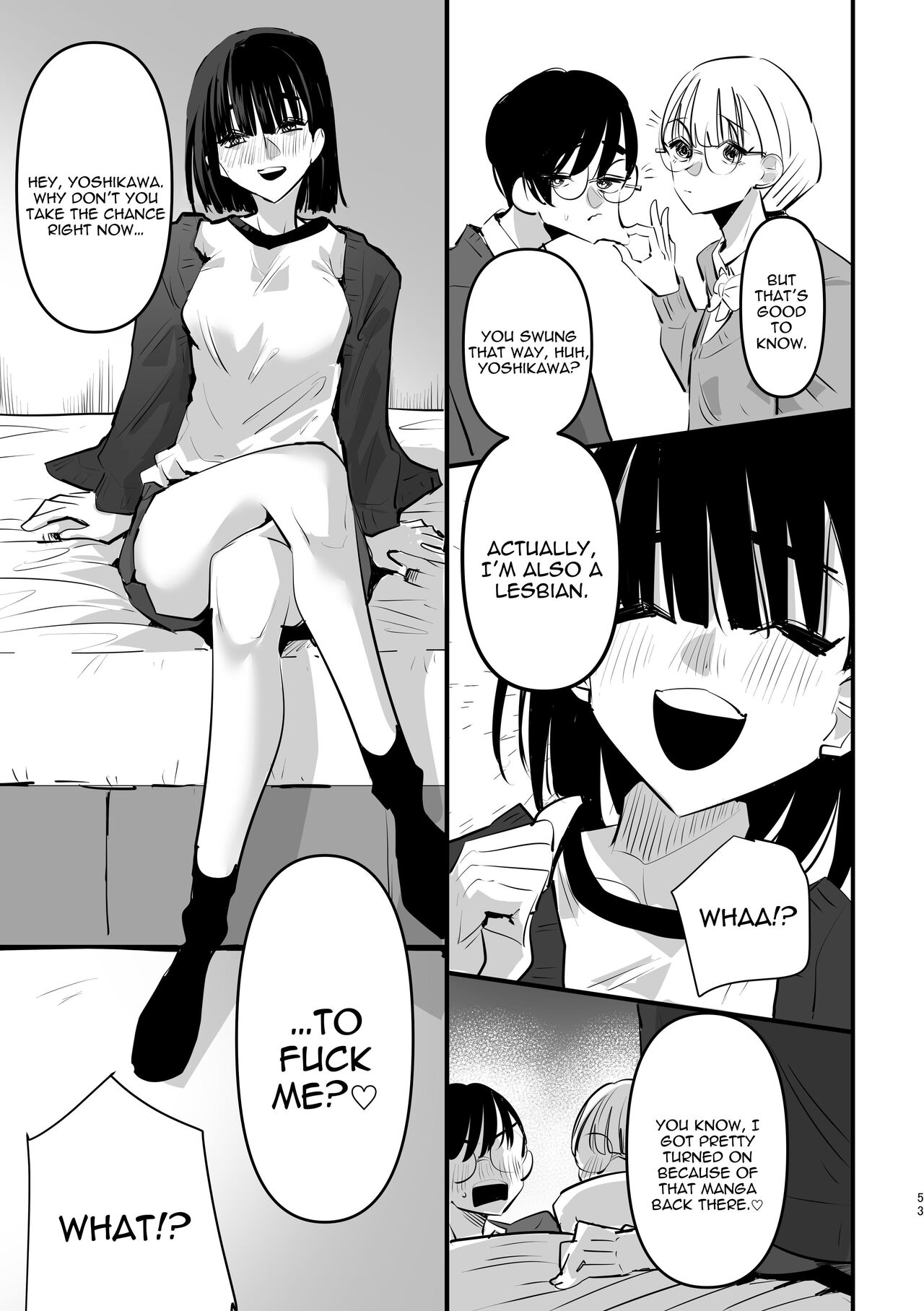 3P Yuri Ecchi Anthology - Page 54