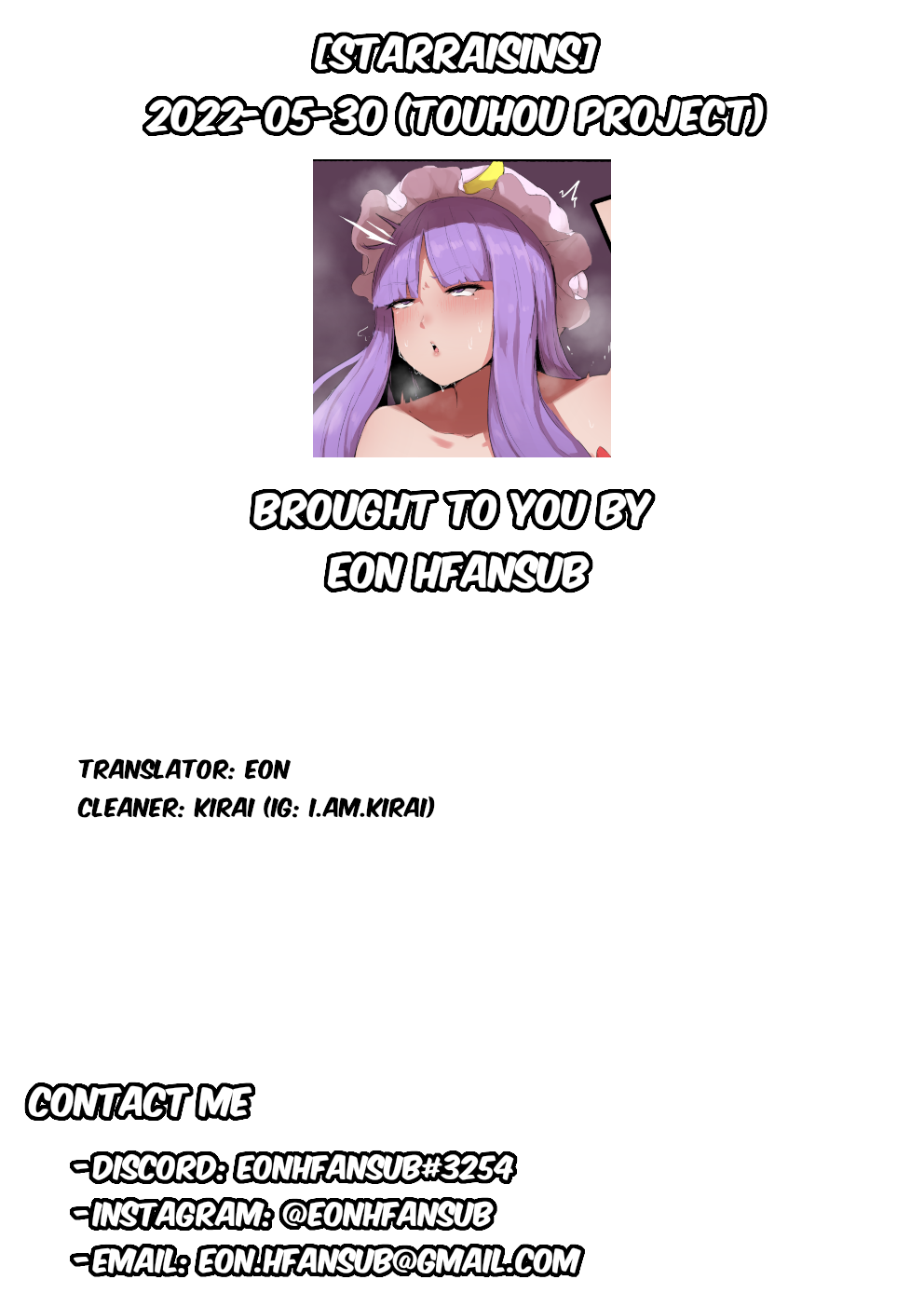 [Starraisins] 2022-05-30 (Touhou Project) [English] - Page 9