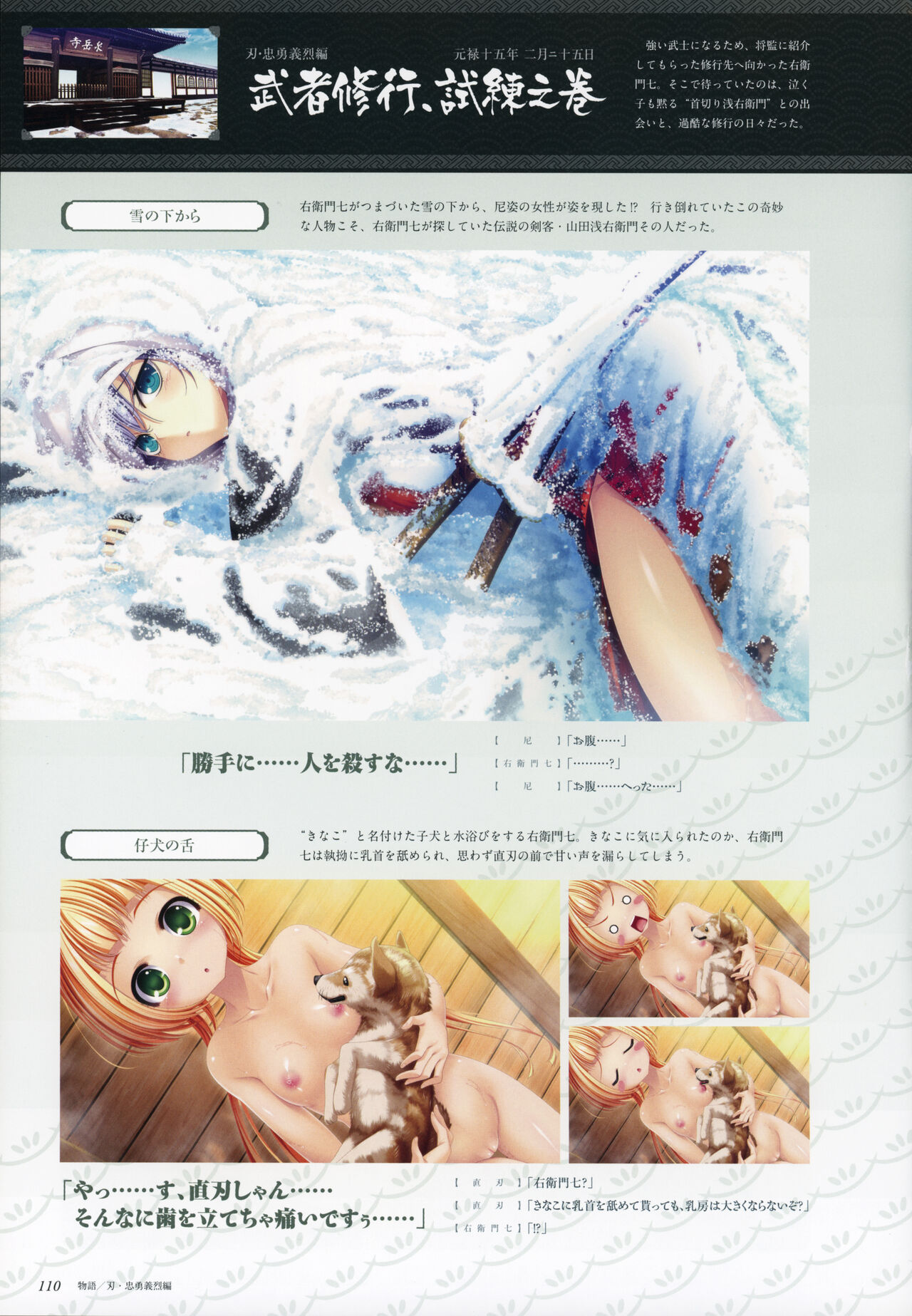 ChuSinGura 46+1 Official Visual Fan Book - Page 112