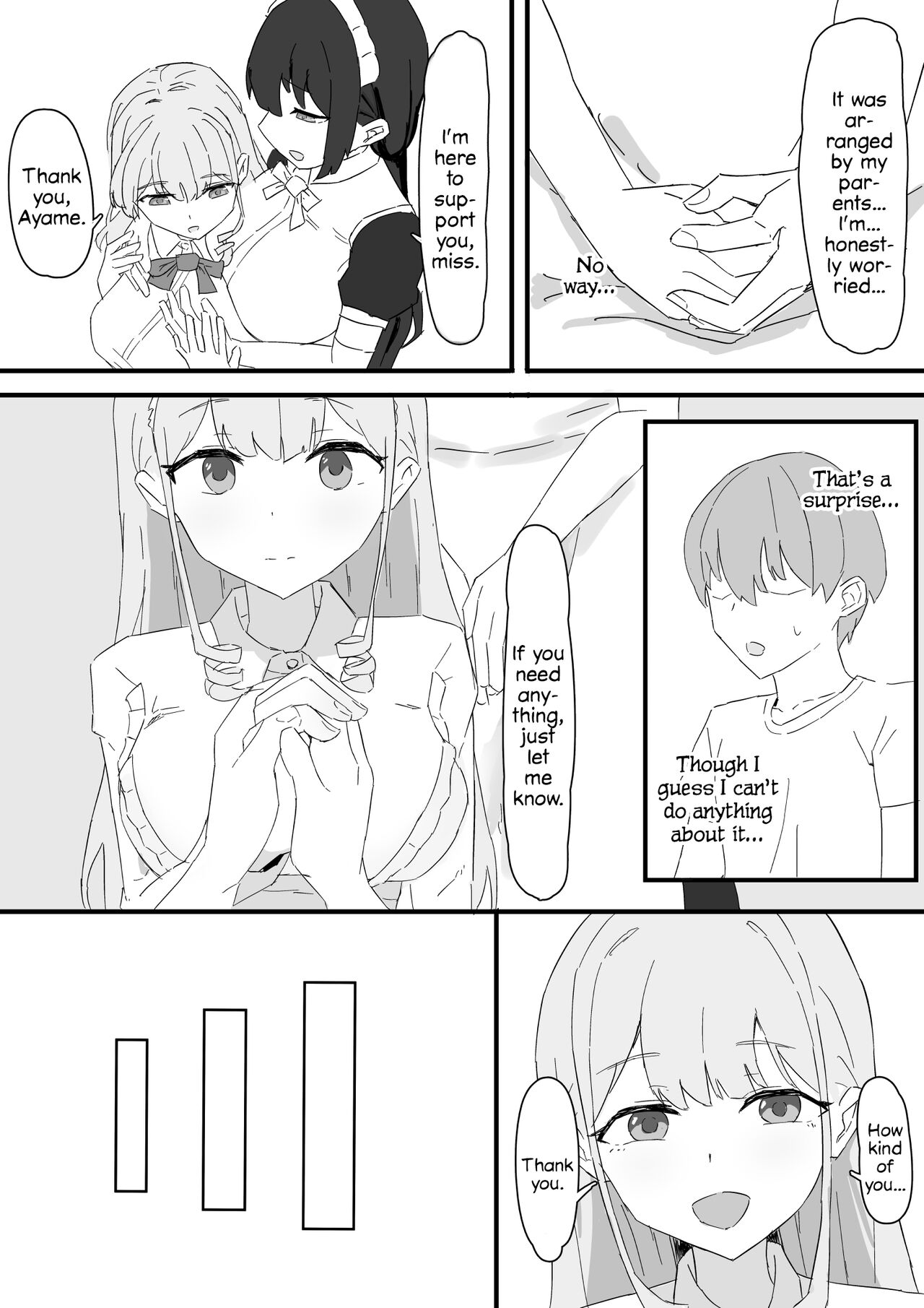 Ojou-sama to Maid o Iinazuke ni Torarete Okobore Ecchi suru Hanashi - Page 6