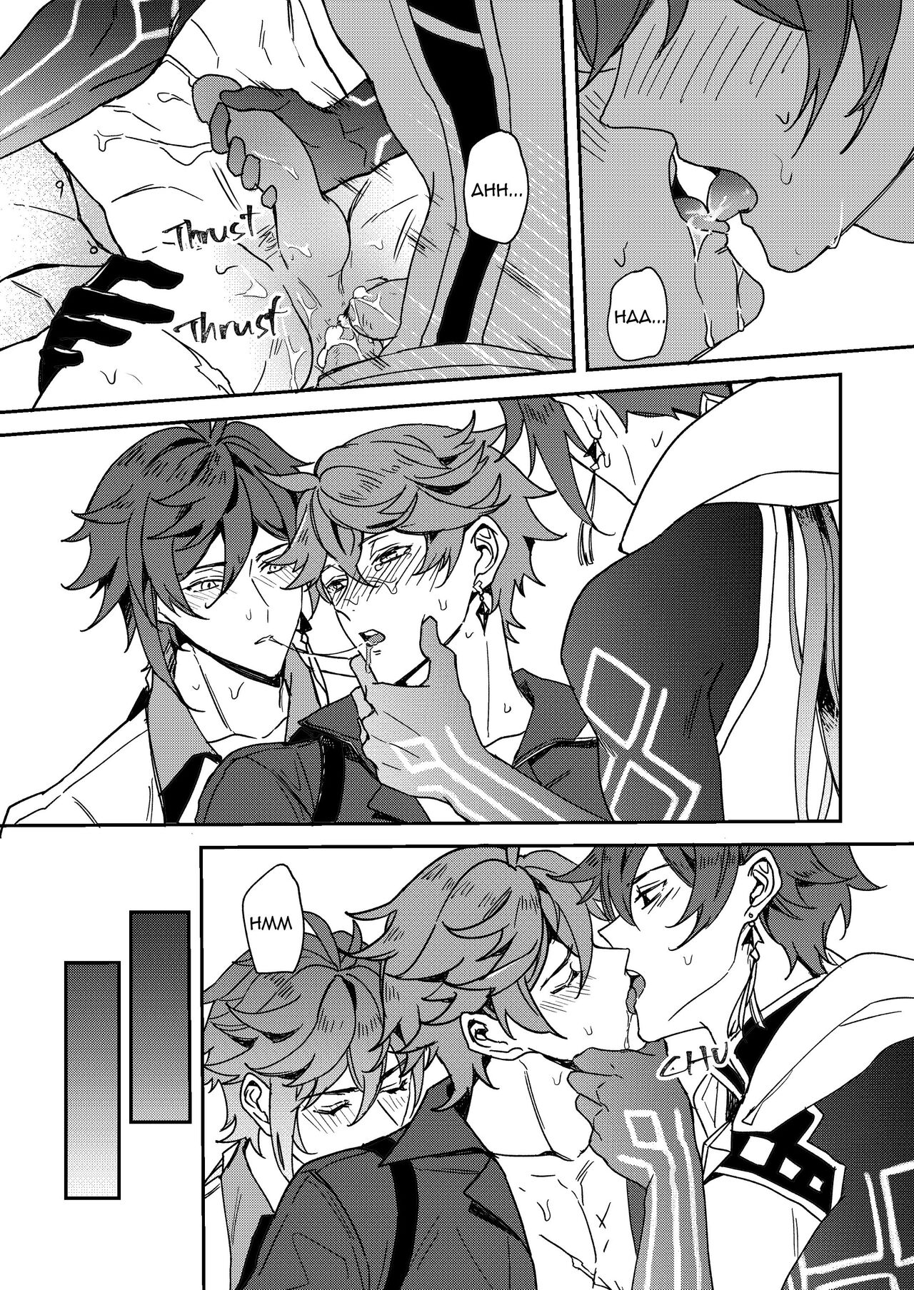 Zhongli + Morax x Tartaglia - Page 16