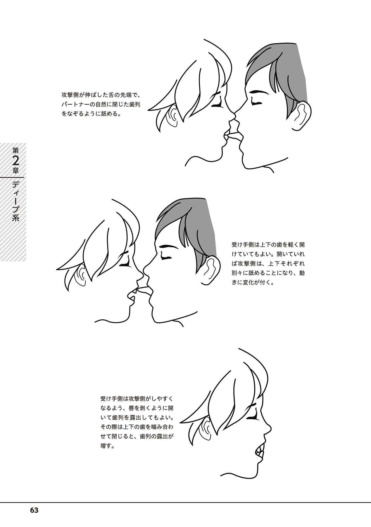 唇と舌の性感開発・キス完全マニュアル イラスト版……とろキス - Page 65