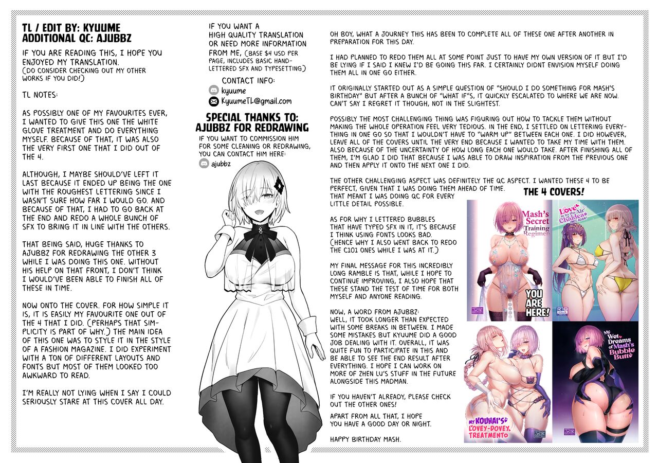 Mash no Himitsu Tokkun | Mash's Secret Training Regimen - Page 22