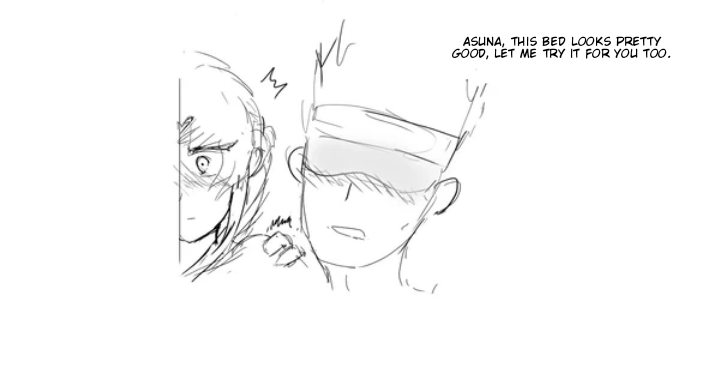 Asuna and Klein buying new bed. - Page 9