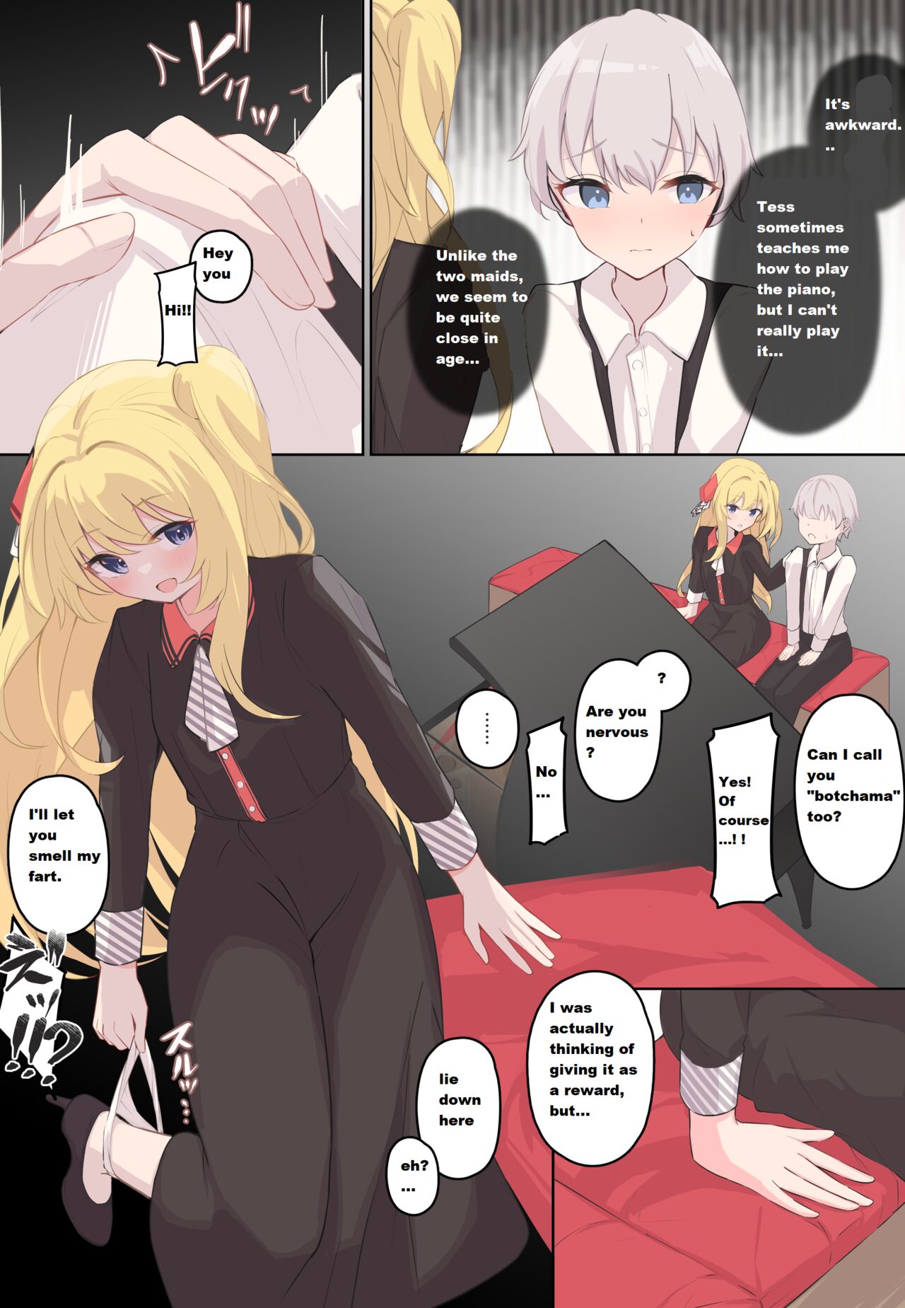 Maids farting their Master - Page 3