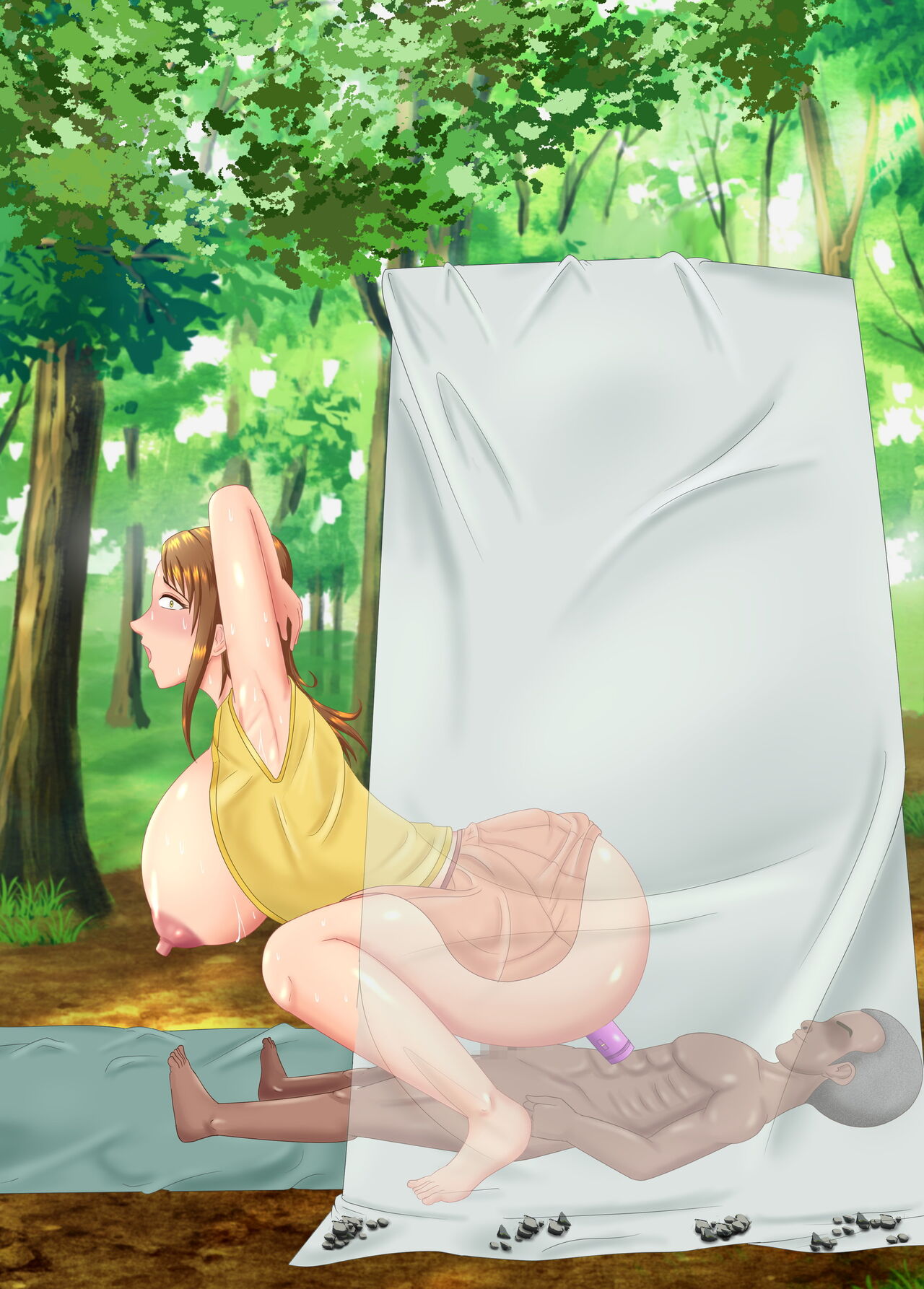 族長の息子に寝取られる熟女人妻・真理江 - Page 358