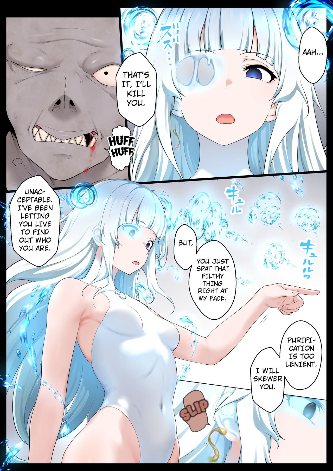 Mizu no Mahou Shoujo VS Slime Kaijin - Page 9